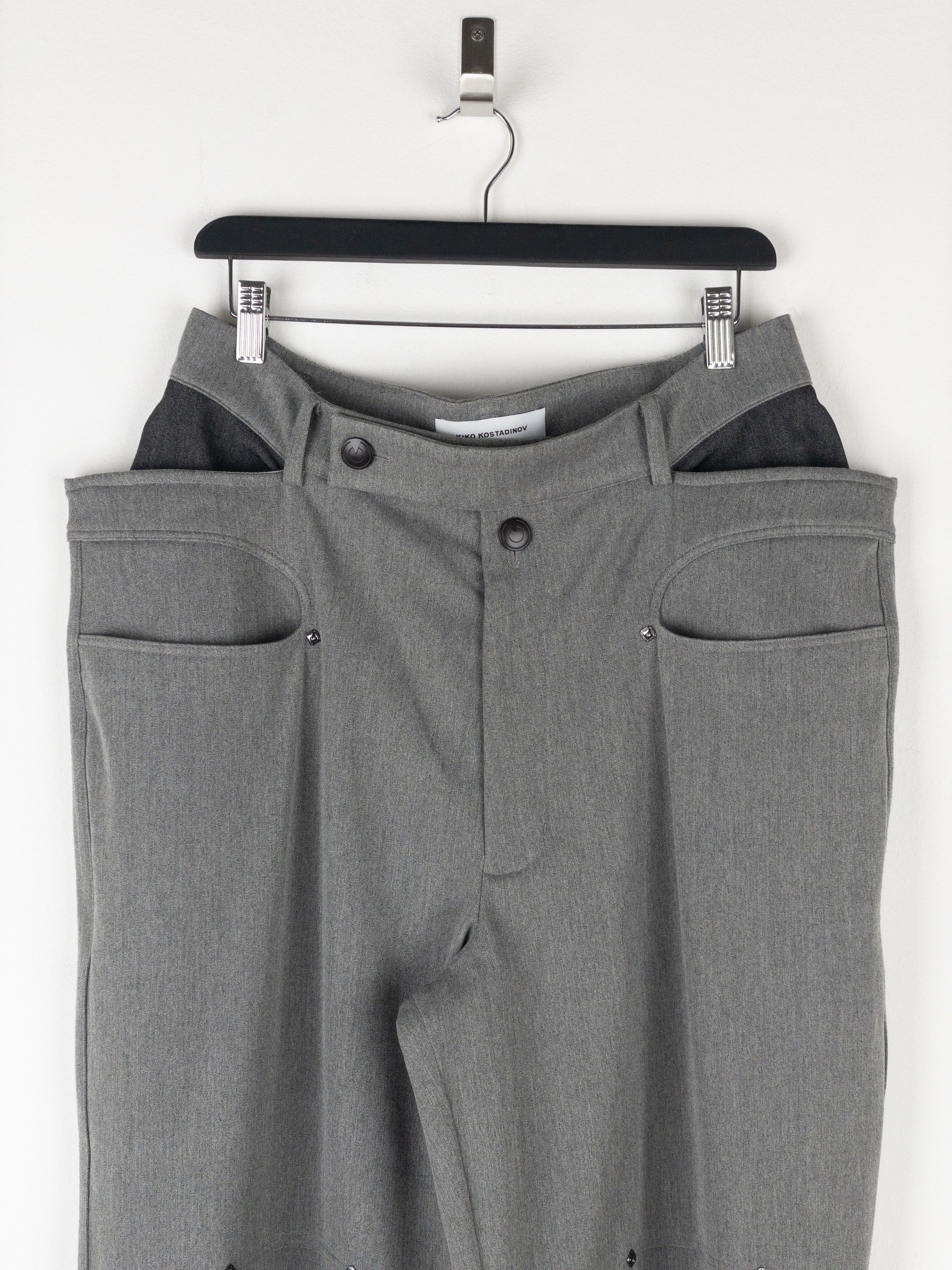 Kiko Kostadinov Kiko Kostadinov AW22 0013 Antharas Wide Trousers Size US 32 / EU 48 - 7 Thumbnail