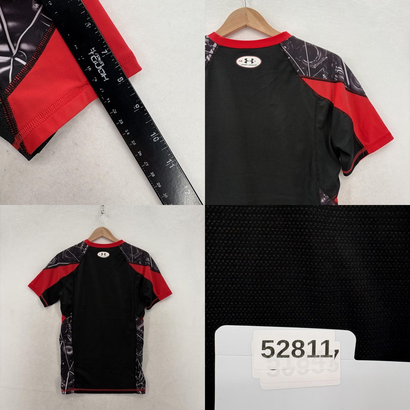 Under Armour Under Armour HeatGear Red Compression Shirt Mens Large Regular Size US L / EU 52-54 / 3 - 8 Thumbnail
