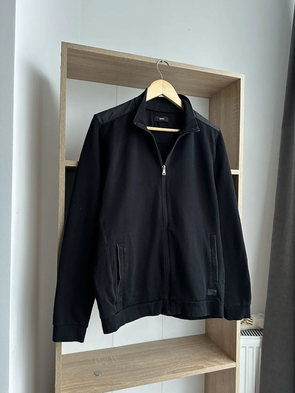 Vintage Hugo Boss Black Full Zip Hoodie