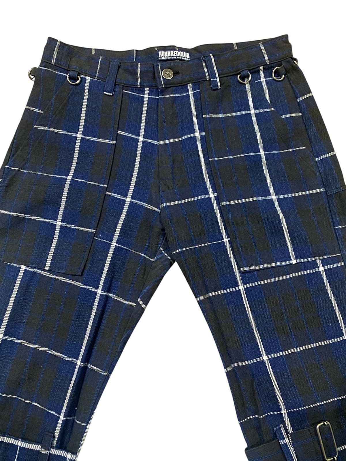 Japanese Brand Hundred Club Seditionaries Style Punk Rockers Bondage Pants Size US 30 / EU 46 - 2 Thumbnail