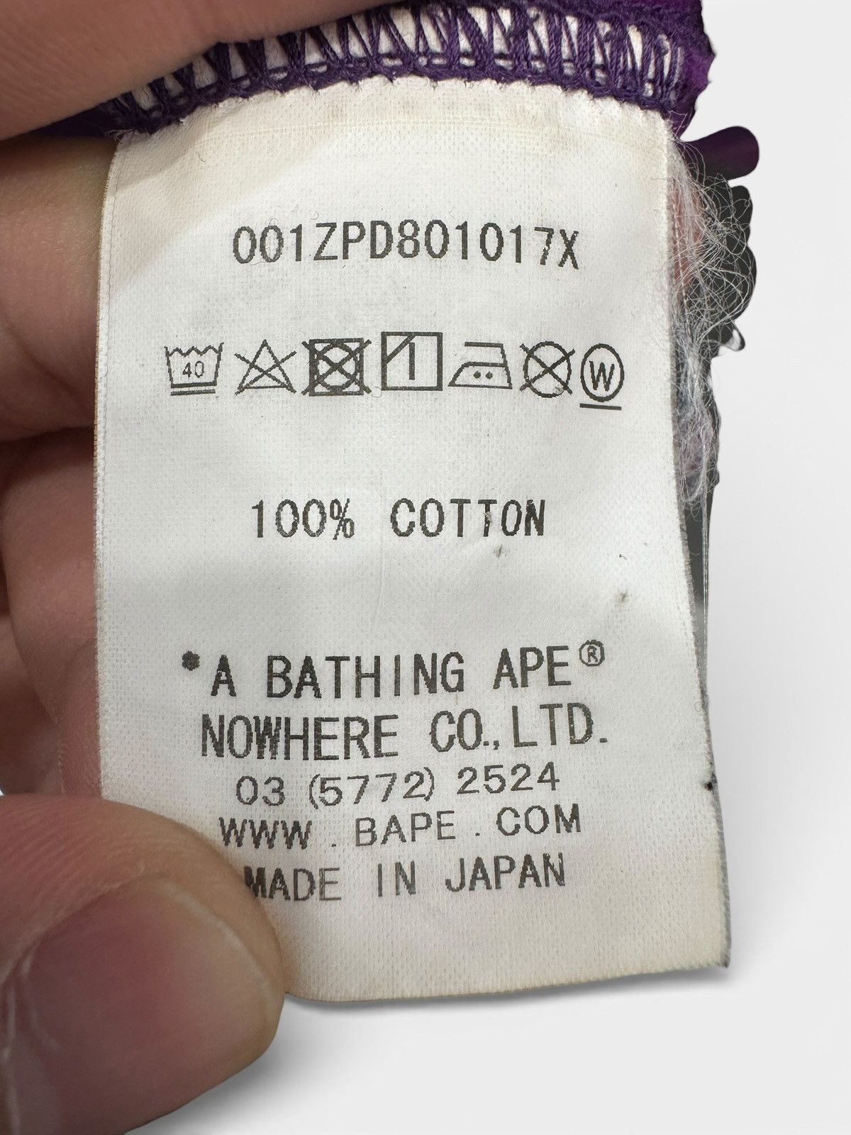 Bape Bape Purple Camo Tiger Zip Up Hoodie Size US S / EU 44-46 / 1 - 9 Thumbnail