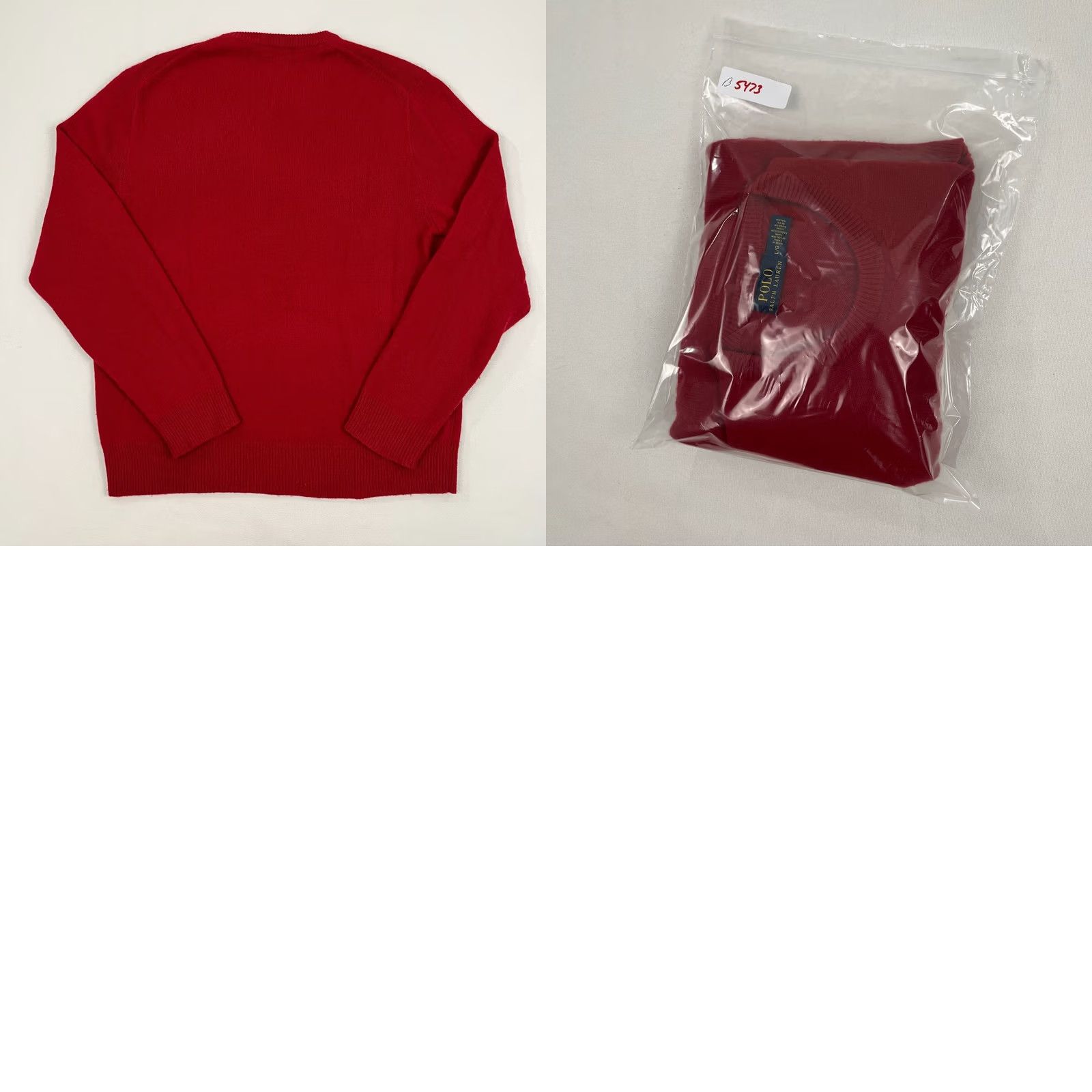 Polo Ralph Lauren Polo Ralph Lauren Sweater Mens L Red Wool Lambs Yarn Crewneck Jumper Preppy Pony Size US L / EU 52-54 / 3 - 8 Thumbnail