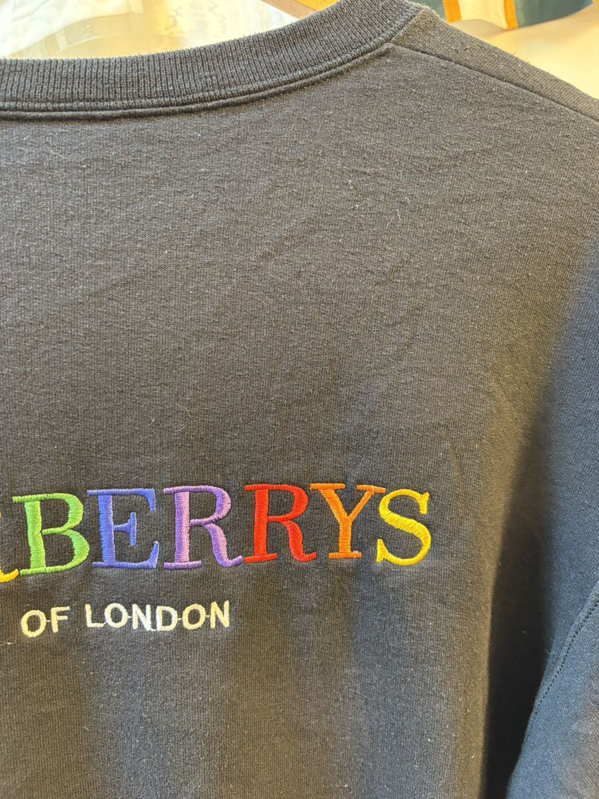 Burberry Vintage Burberry Sweatshirt Crewneck Sweater Size US L / EU 52-54 / 3 - 14 Thumbnail