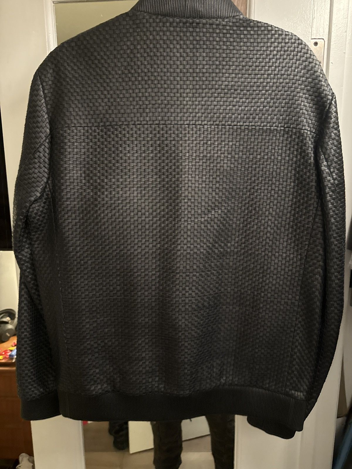 Theory Theory Black Leather Jacket Size US L / EU 52-54 / 3 - 2 Thumbnail