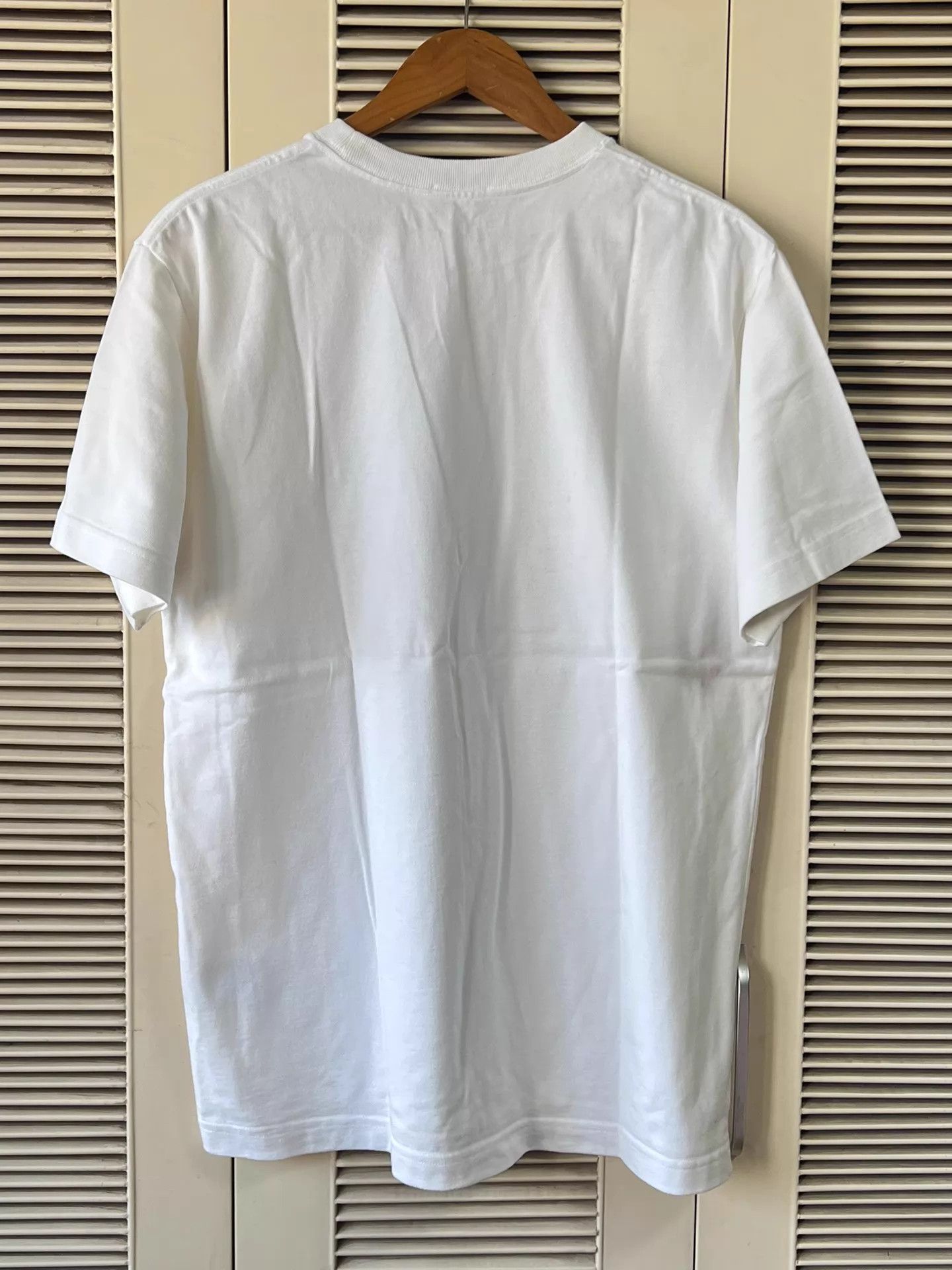 Dior Dior White Short-Sleeve T-Shirt Green Embroidered Logo M Size US M / EU 48-50 / 2 - 2 Thumbnail