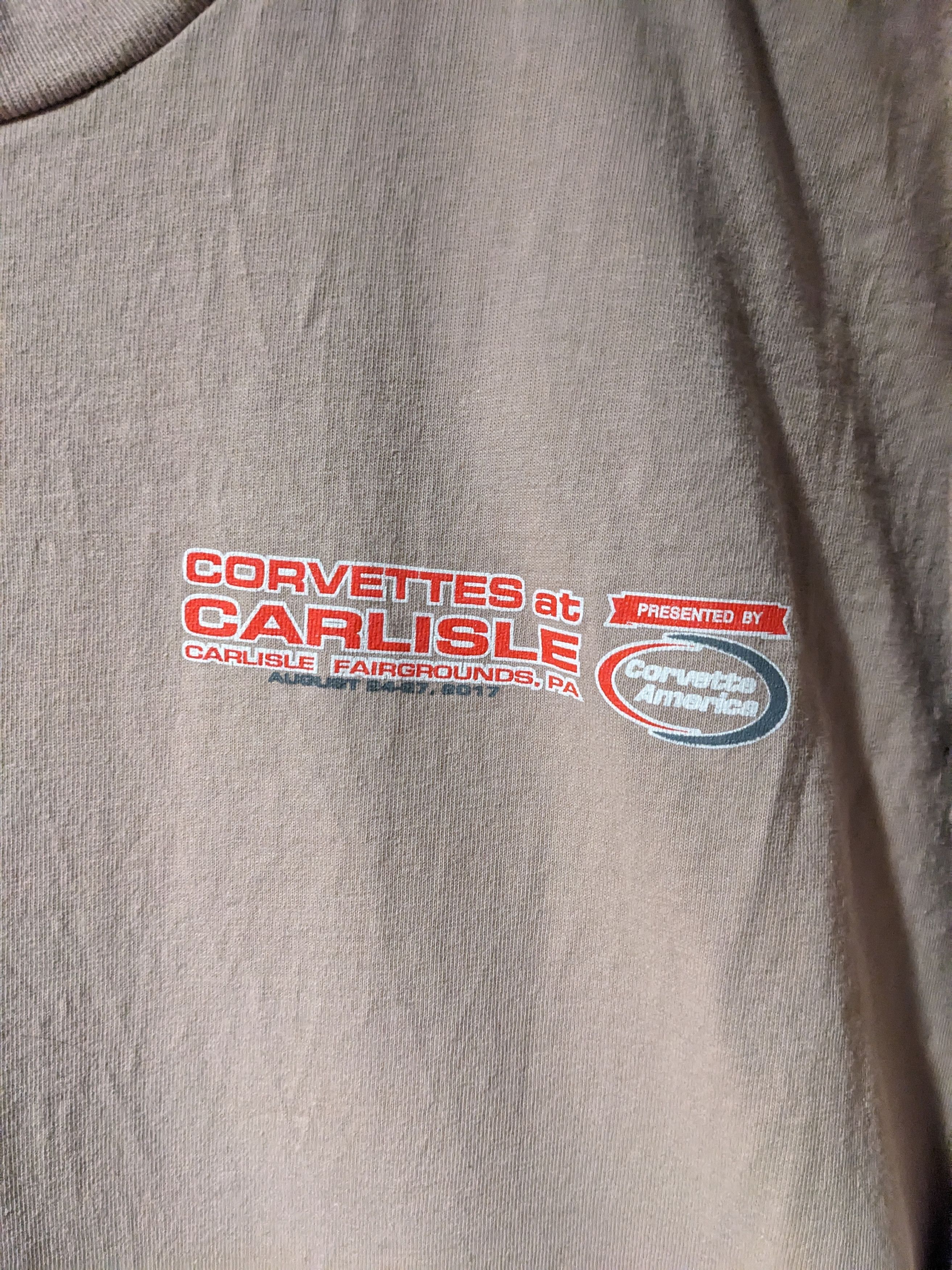 NASCAR Vintage 2017 Corvettes Car Show Muscle Racing Speed T-Shirt Size US XXL / EU 58 / 5 - 4 Thumbnail