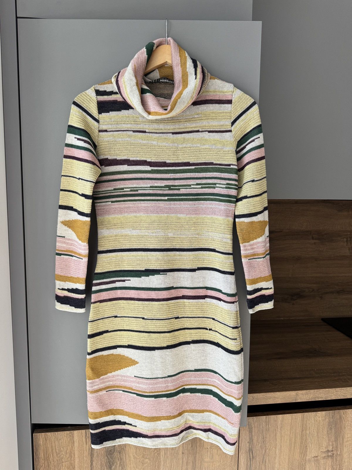 Missoni Missoni Sport Knitted Wool Blend Striped Jumper Dress Size S / US 4 / IT 40 - 1 Thumbnail