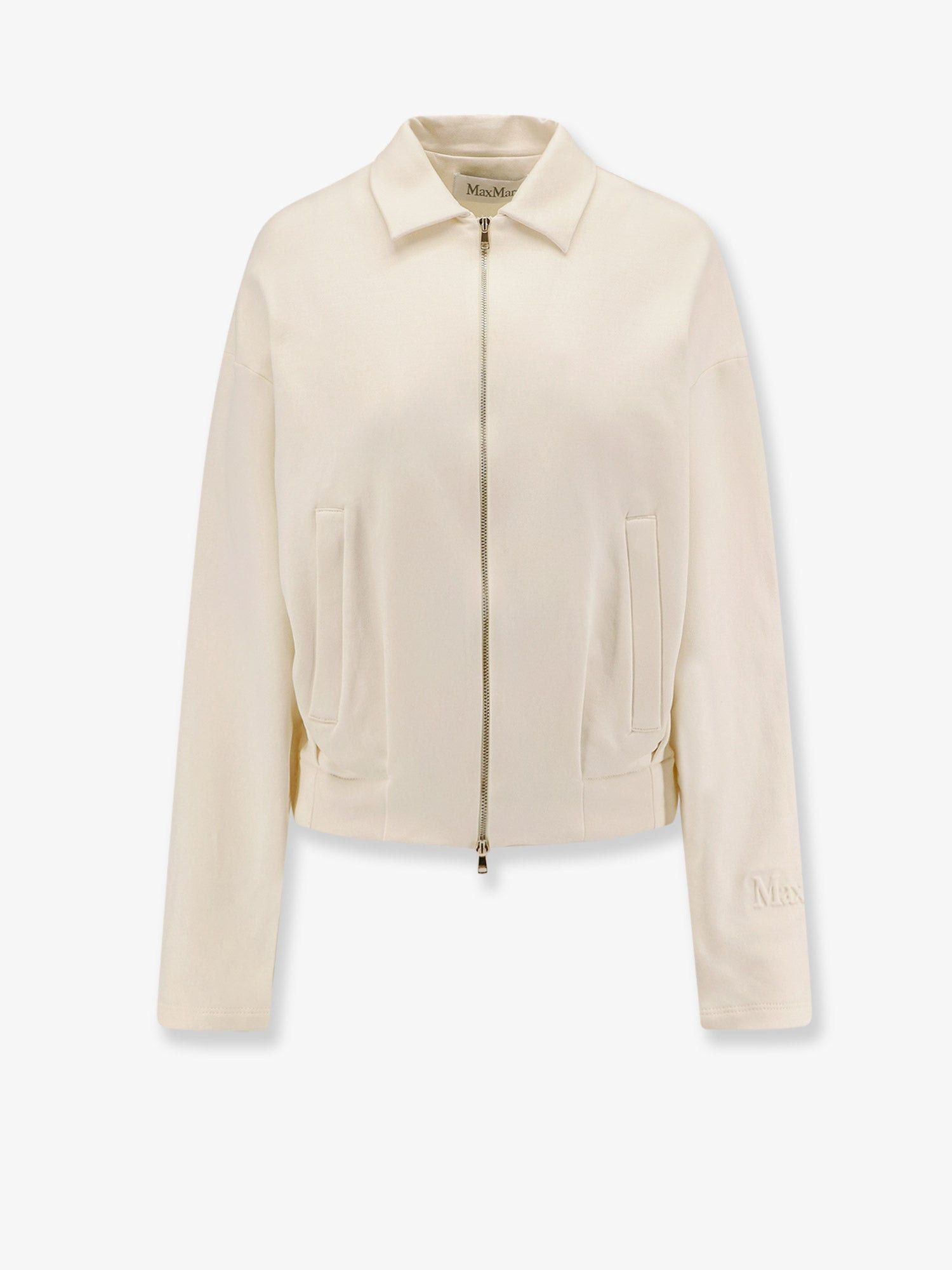 Max Mara Argenta Silk And Cotton Sweatshirt Size L / US 10 / IT 46 - 1 Thumbnail
