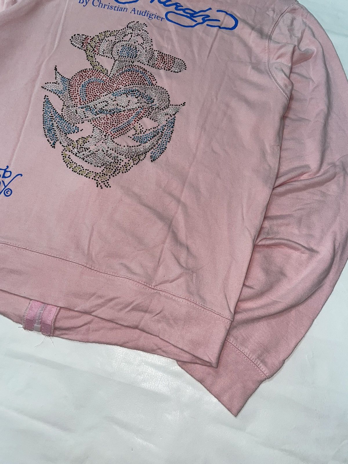 Ed Hardy × Japanese Brand Ed Hardy Japanese streetwear zip hoodie Size L / US 10 / IT 46 - 3 Thumbnail