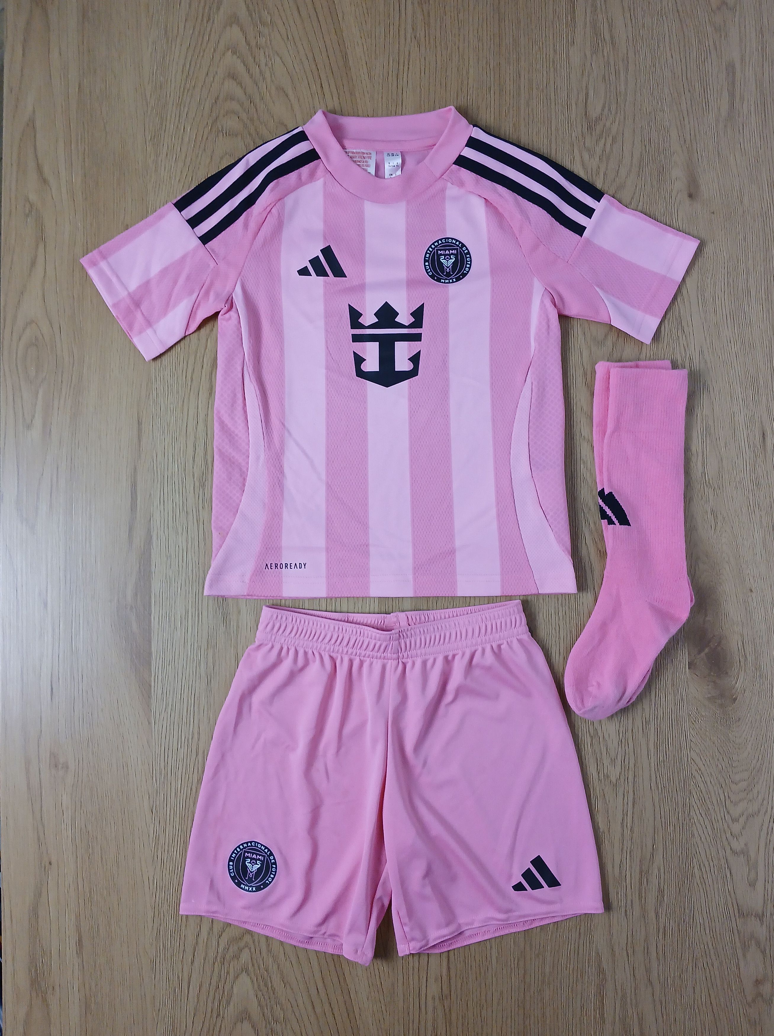 Adidas Inter Miami 25/26 Home Messi Football Kit Size US XXS / EU 40 - 2 Thumbnail