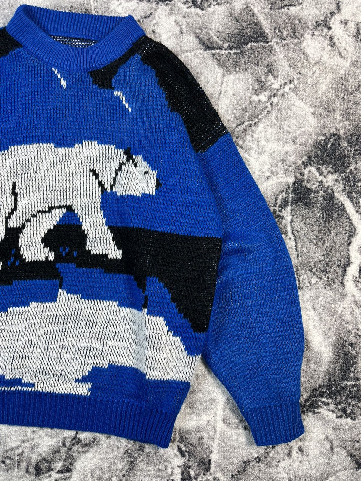 Vintage Vintage Polar Bear Graphic Knit Sweater Size US XL / EU 56 / 4 - 3 Thumbnail