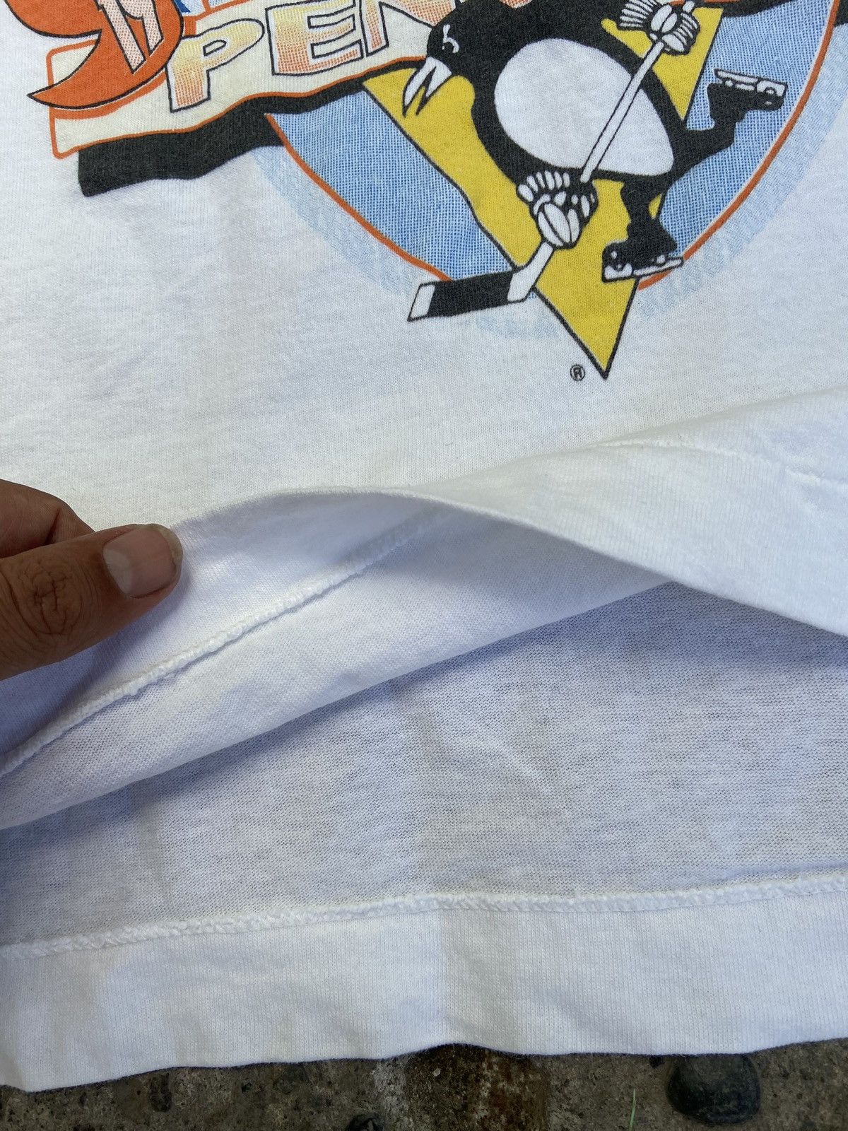 Vintage Vintage NHL Pittsburgh pinguins Stanley cup champions 1991 t Size US M / EU 48-50 / 2 - 7 Thumbnail