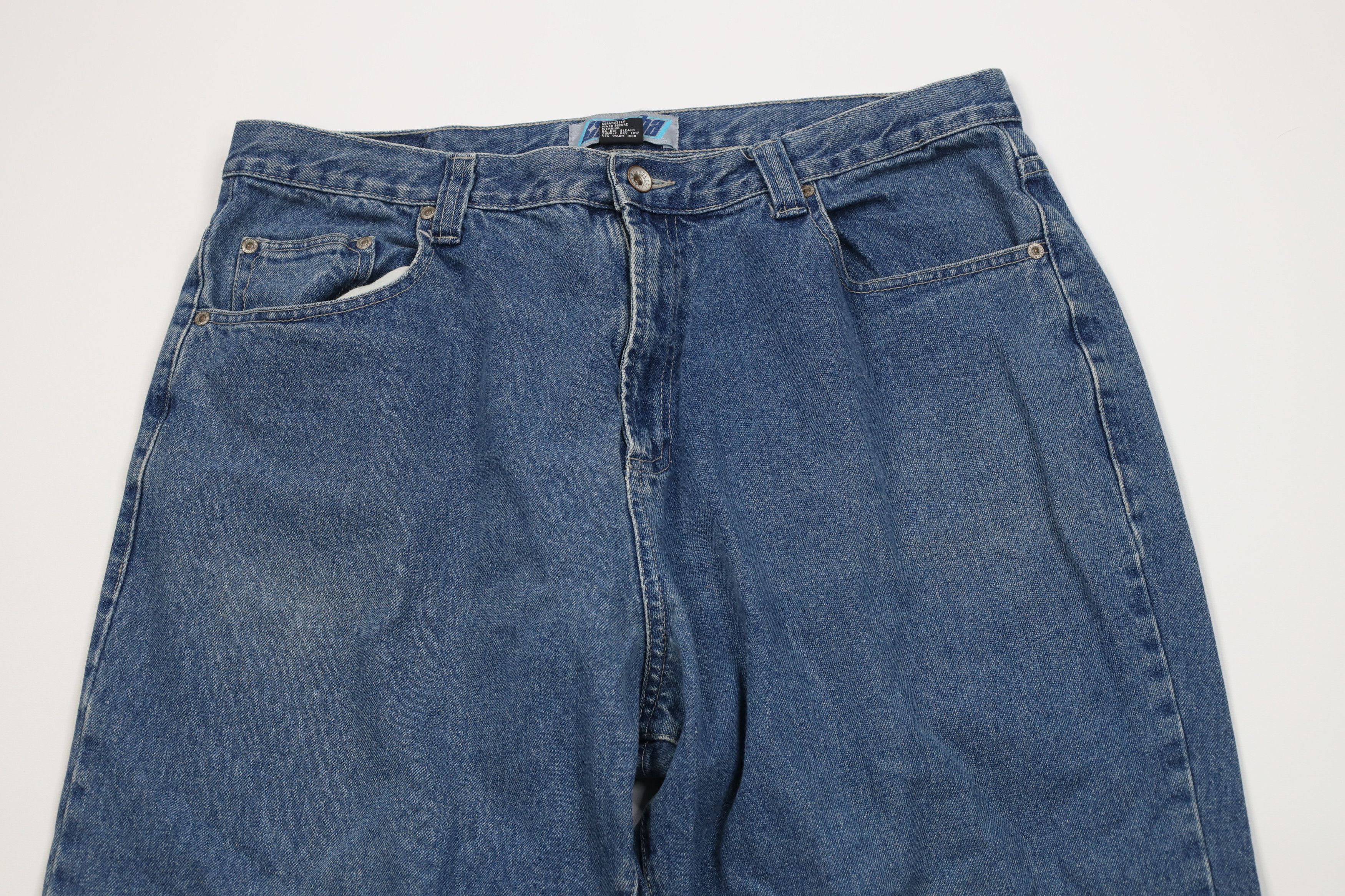 Gotcha Vintage 90s Y2K Gotcha Surfing Baggy Skateboard Jeans Blue Size US 36 / EU 52 - 2 Thumbnail
