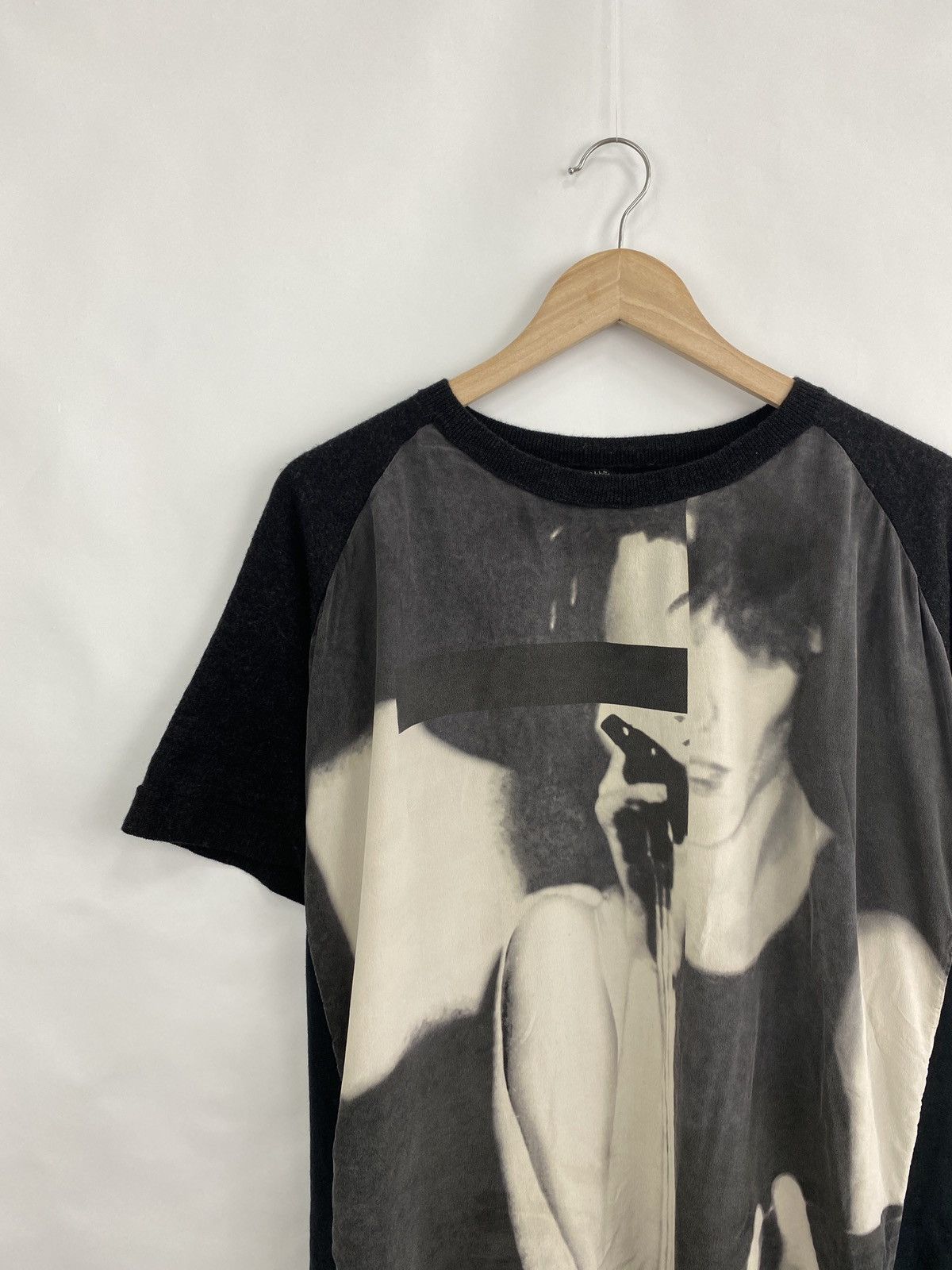 Allsaints Y2K Allsaints Bjork Style Silk Wool T-Shirt Rare Retro Hype Size M / US 6-8 / IT 42-44 - 2 Thumbnail