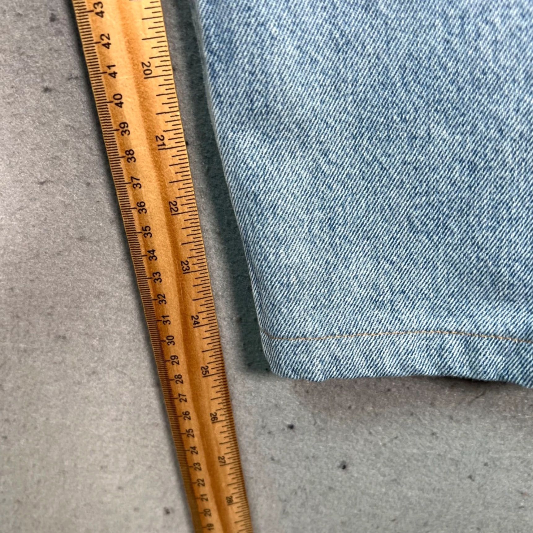 Agolde AGOLDE Jeans Slim High-Rise Light Wash Organic Cotton 24 Womens Tapered 5-Pocket Denim Blue Size 42" / US 20 - 7 Thumbnail