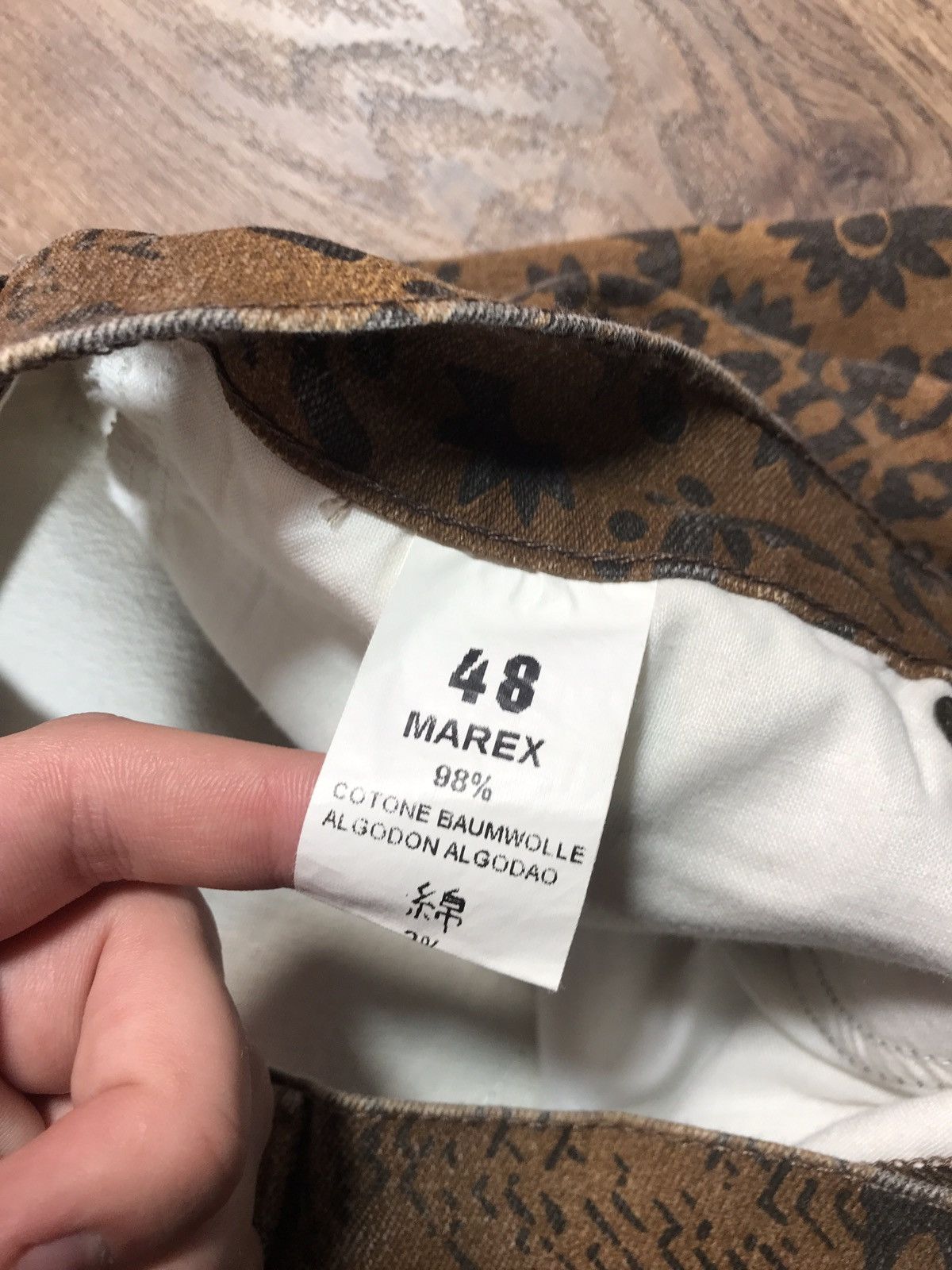 Vintage Vintage Luxury Designer Angelo Marani Print Pants Size 34" / US 12 / IT 48 - 7 Thumbnail