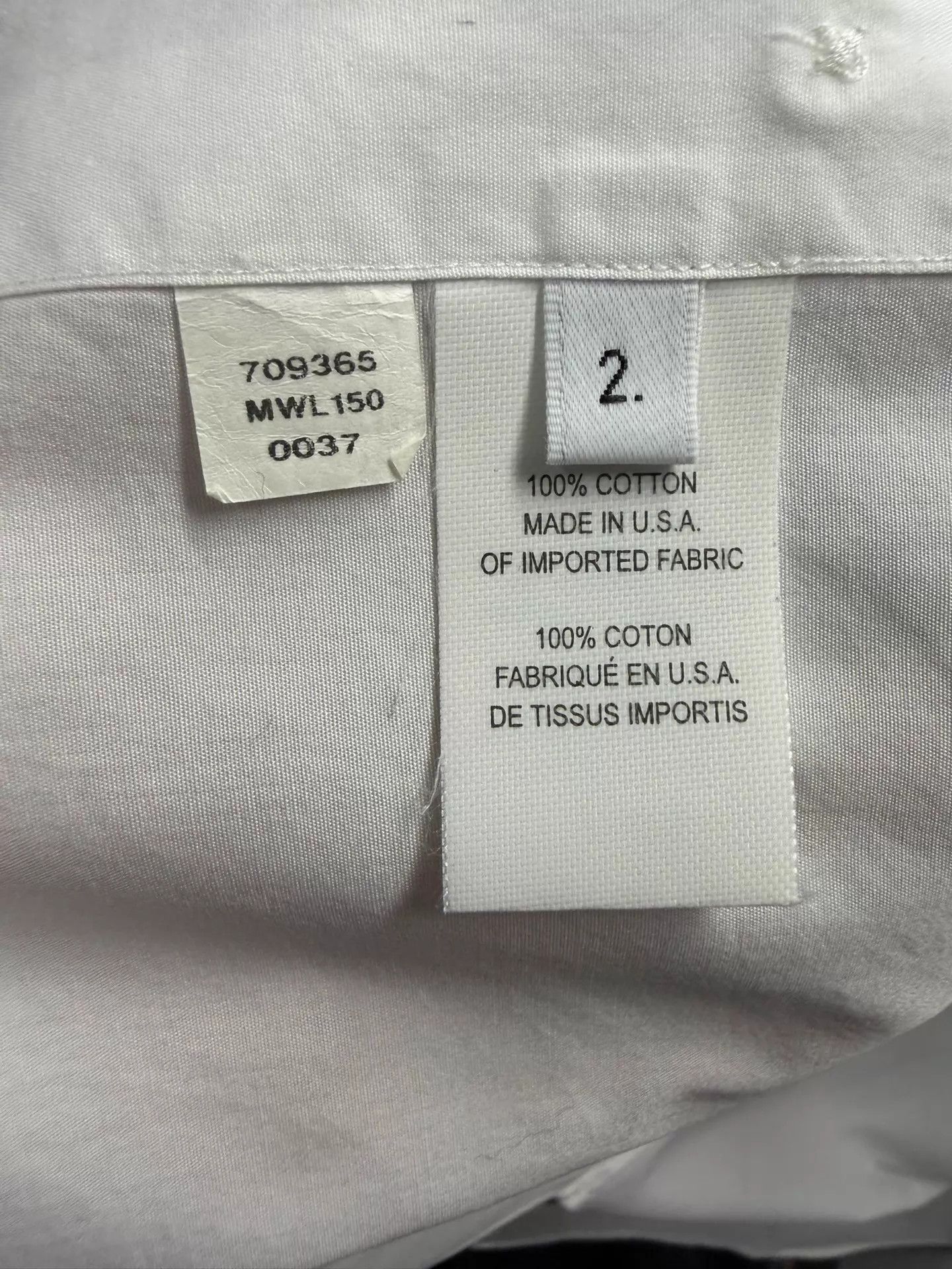 Thom Browne Thom Browne Classic Double Sleeve Shirt White Poplin Size 2 Size US M / EU 48-50 / 2 - 5 Thumbnail