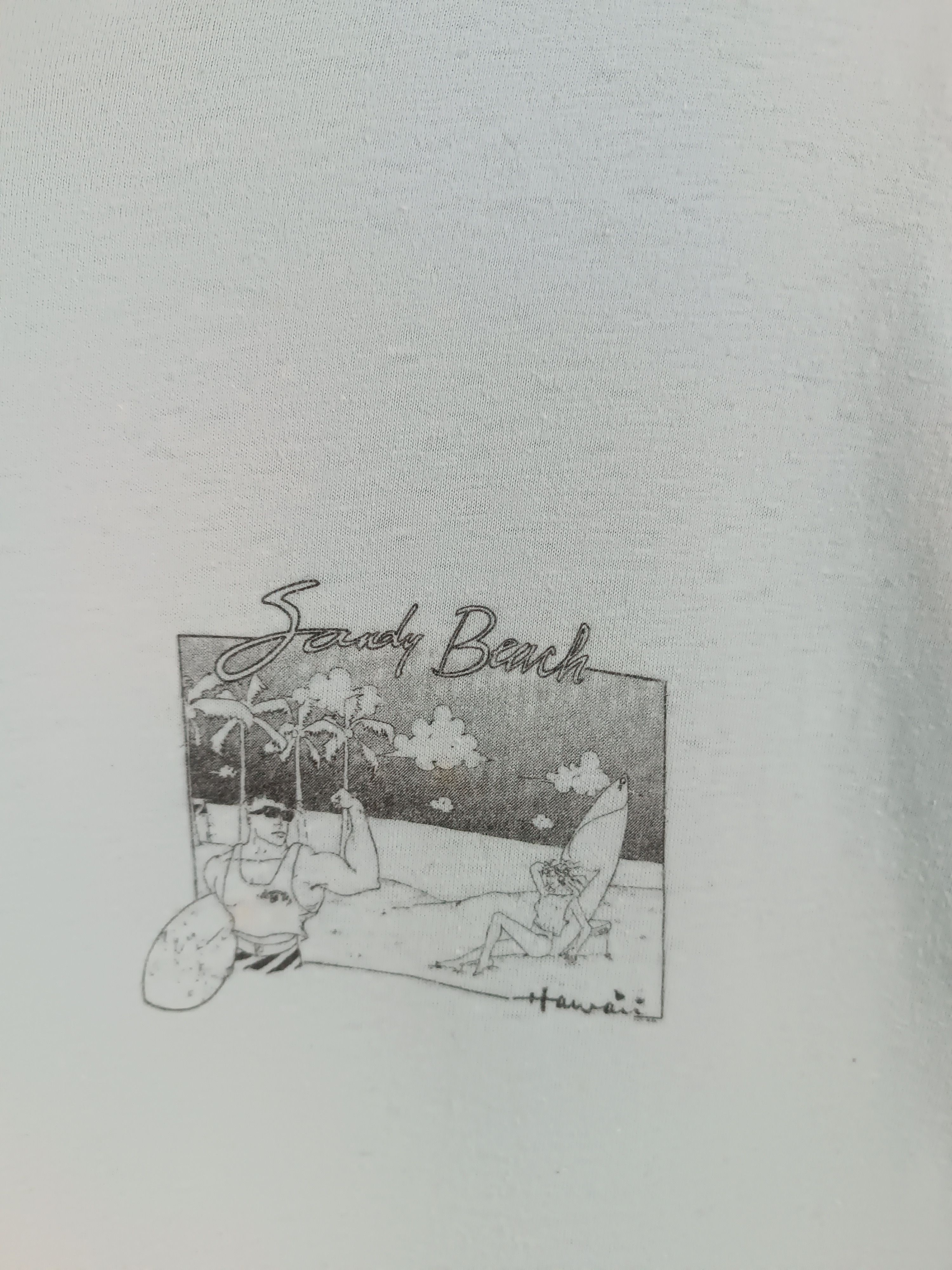 Vintage THRASHED FADED VINTAGE 1988 SANDY BEACH HAWAII RARE SURF Size US L / EU 52-54 / 3 - 11 Thumbnail