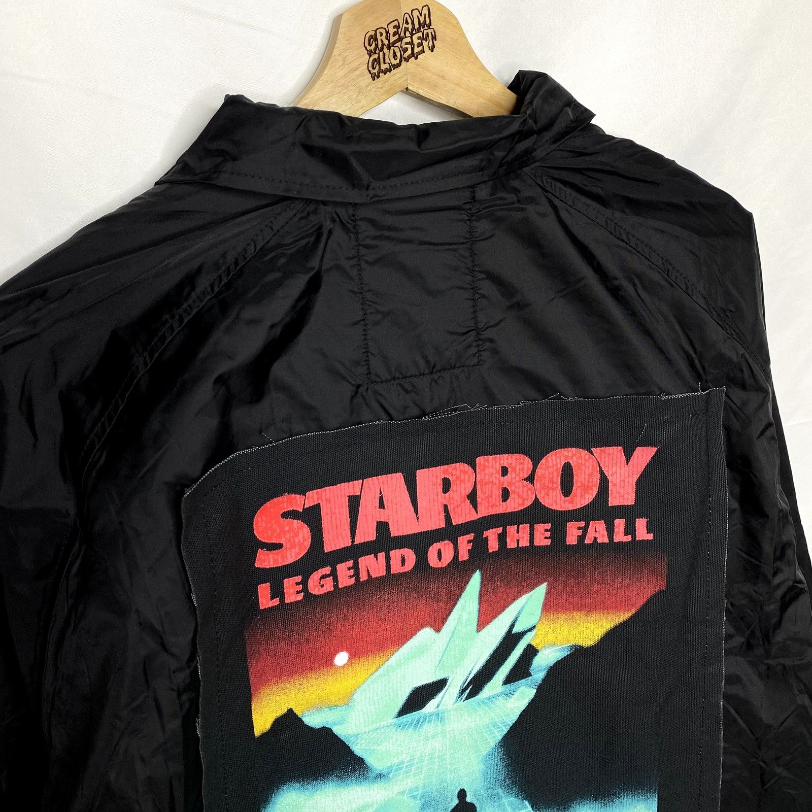 The Weeknd XO Starboy Legend of the sold Fall Tour Merch Coach Jacket in Black XL