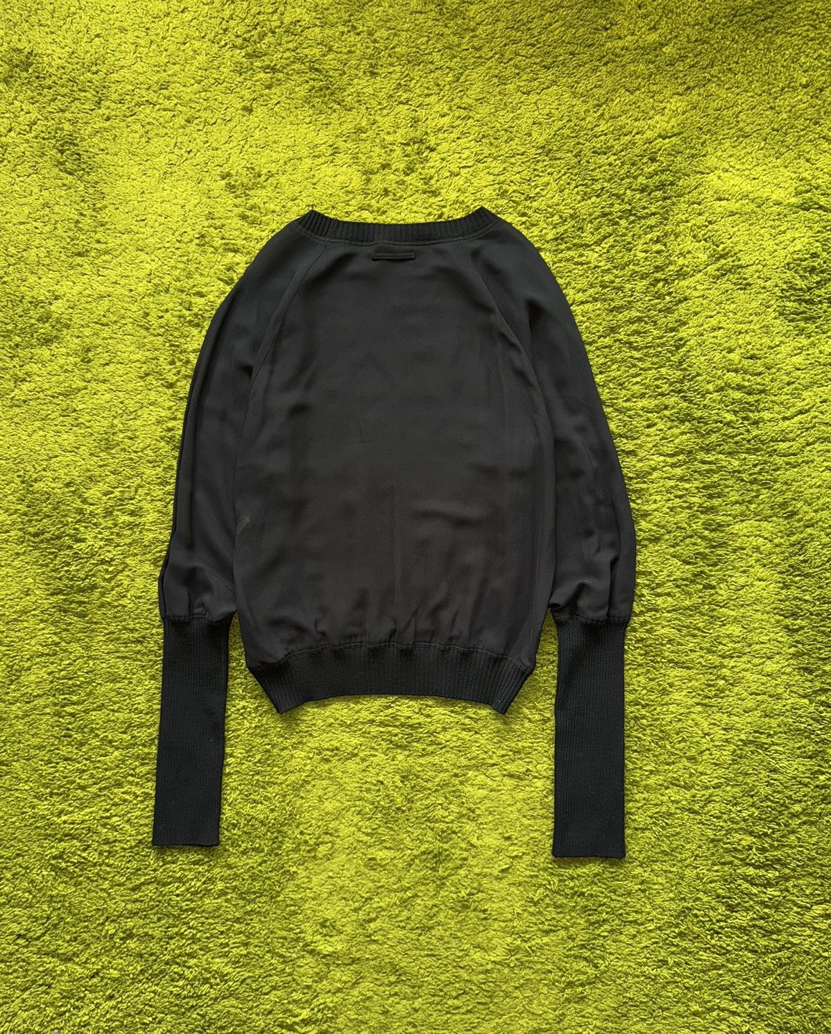 Jean Paul Gaultier Jean Paul Gaultier JPG 2000s archive minimalist blouse black Size L / US 10 / IT 46 - 2 Thumbnail