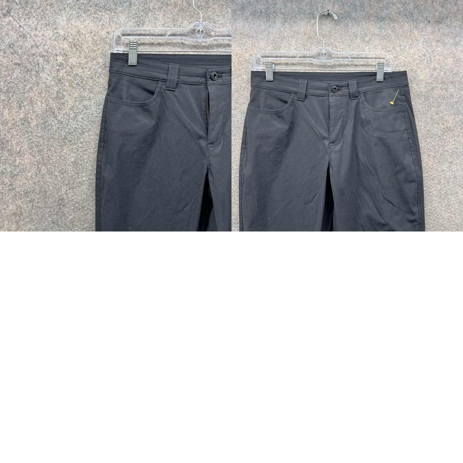 Eddie Bauer Eddie Bauer Pants Women 6 Black Chino Flat Front Nylon Casual Spandex Size 28" / US 6 / IT 42 - 9 Thumbnail