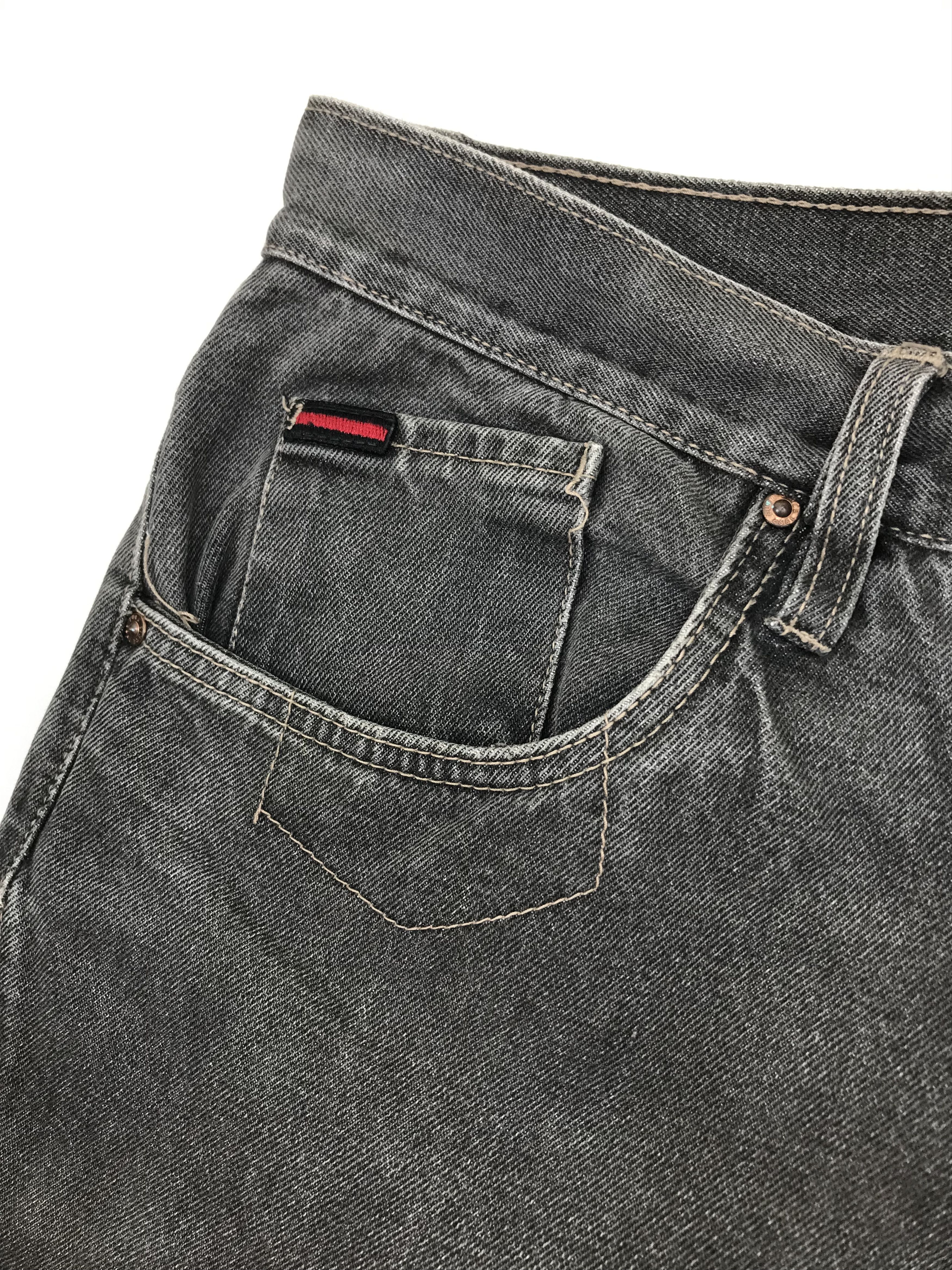 Fubu Vintage Fubu Circa 1992 Faded Black Wide Baggy Jeans Size US 36 / EU 52 - 10 Thumbnail