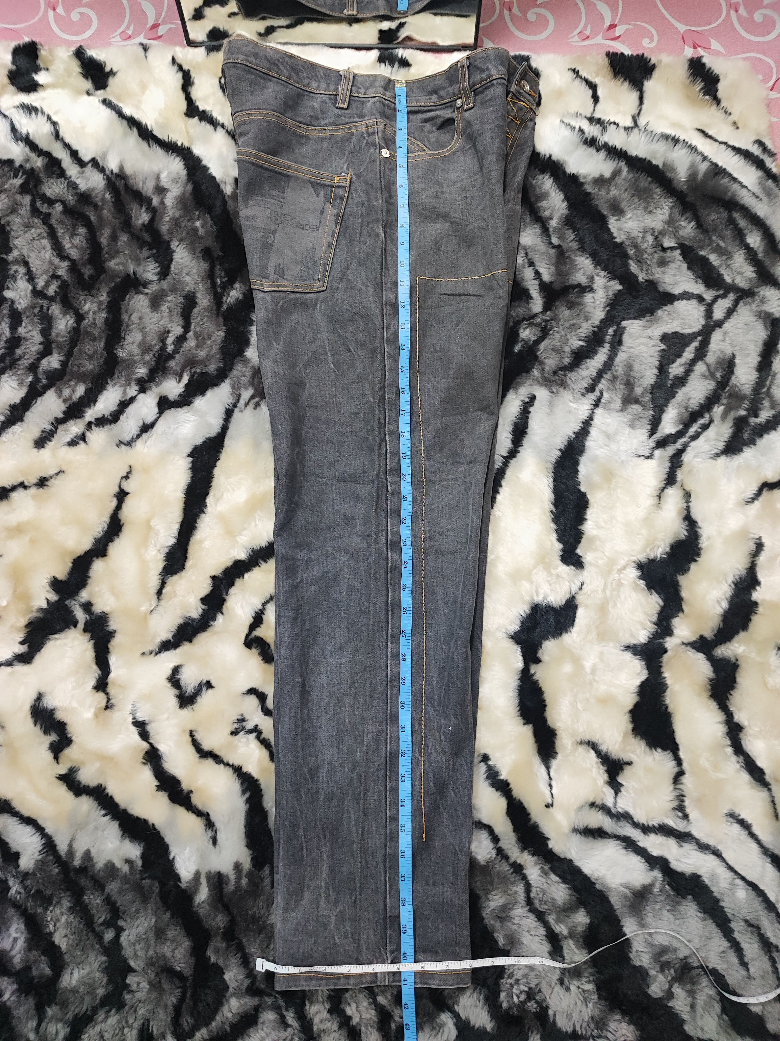 If Six Was Nine × Jean × Le Grande Bleu (L.G.B.) Double Knee Jeans Pants Japanese Size US 33 - 10 Thumbnail