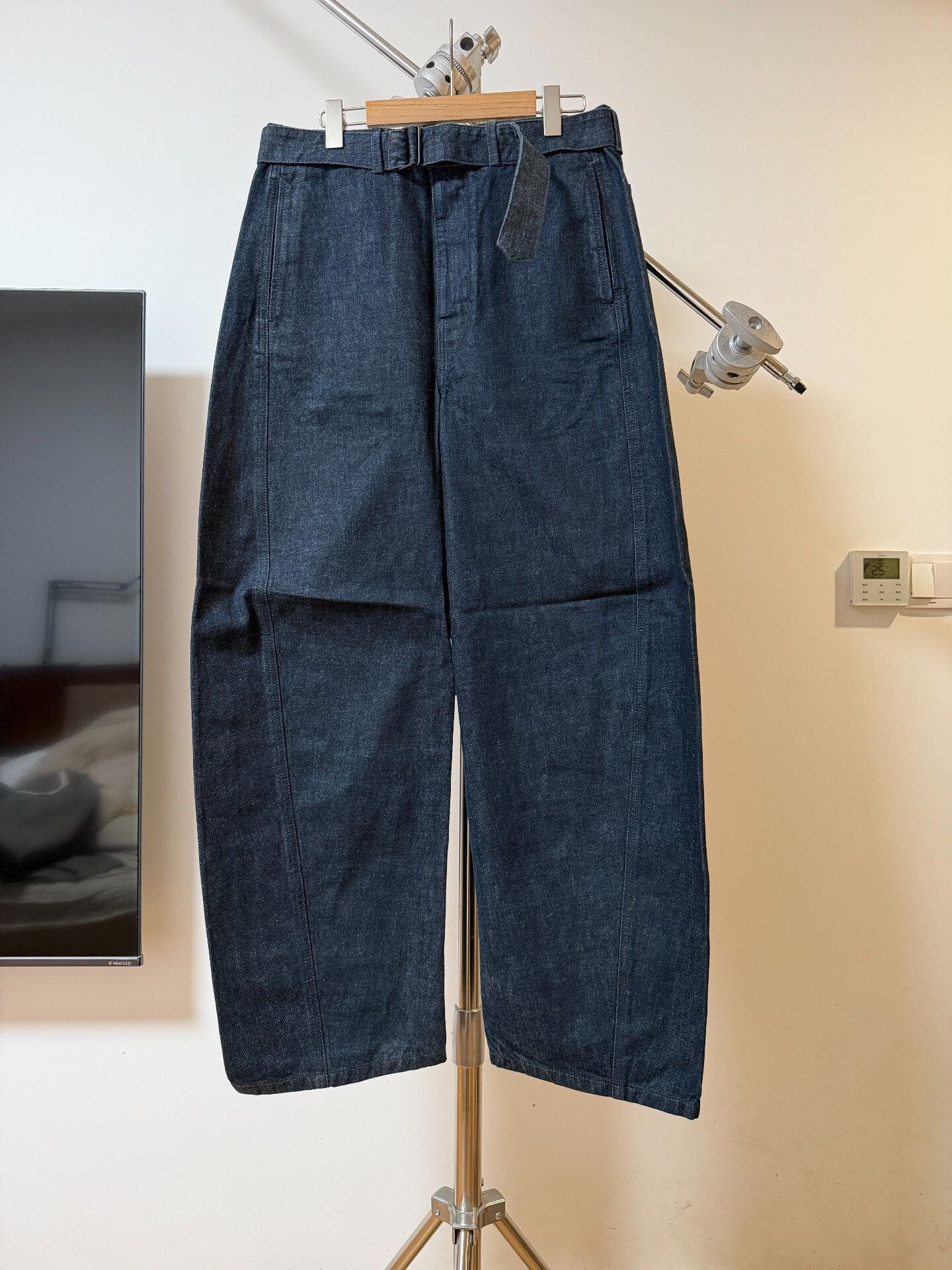 Lemaire Lemaire 23AW Indigo Curved Seam Jeans Size US 26 / EU 42 - 1 Thumbnail