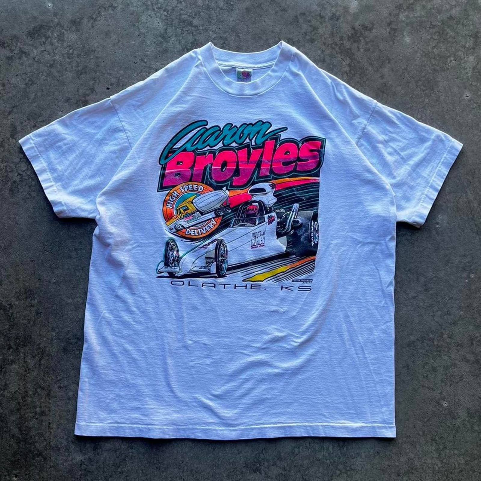Maglietta Vintage 100% Cotone – Speed Shop Salinas, CA – Stile Race Drag Sprint