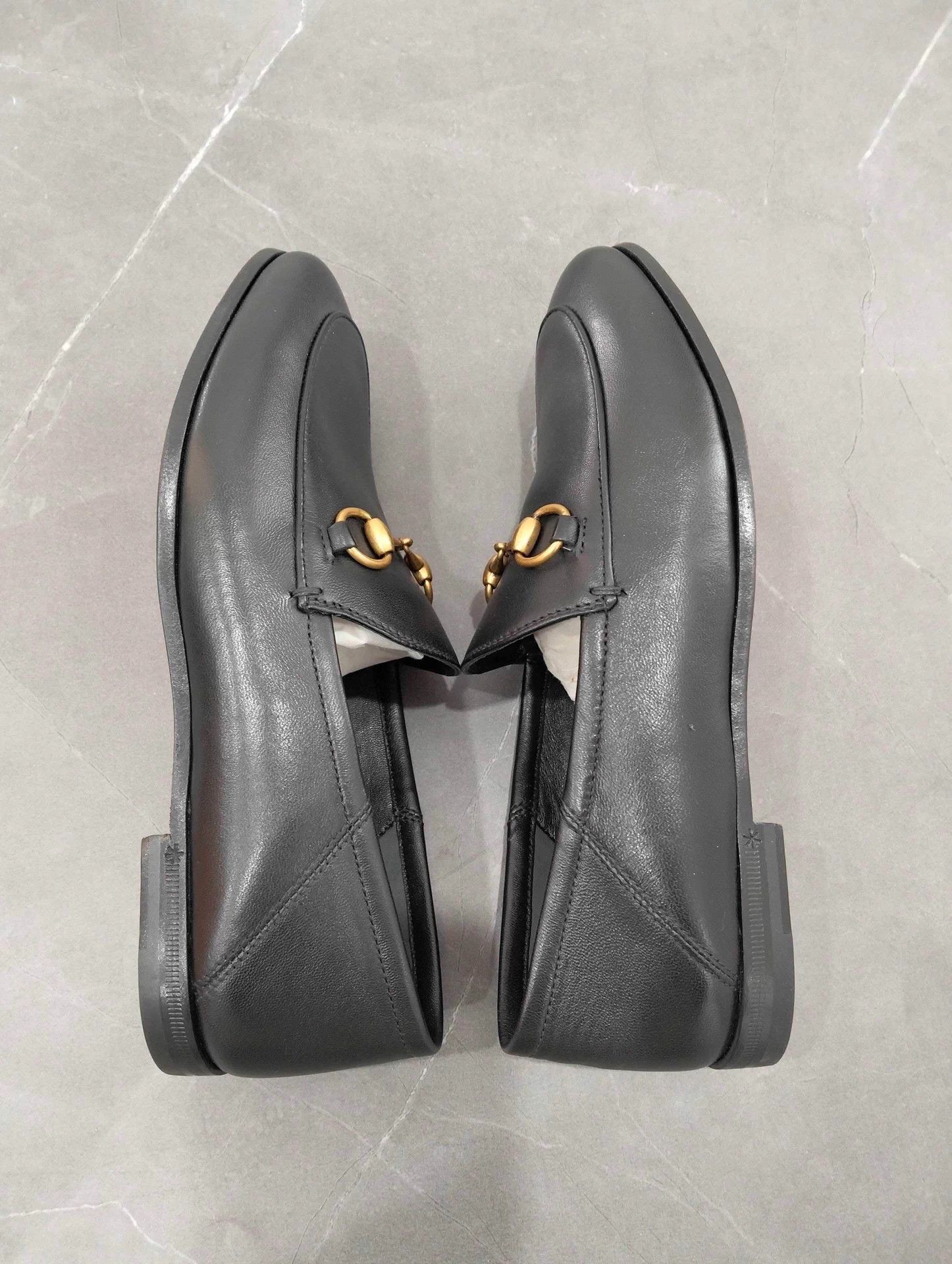 Gucci GUCCI Horsebit Leather Loafers women's 35.5 EU Size US 5 / IT 35 - 3 Thumbnail