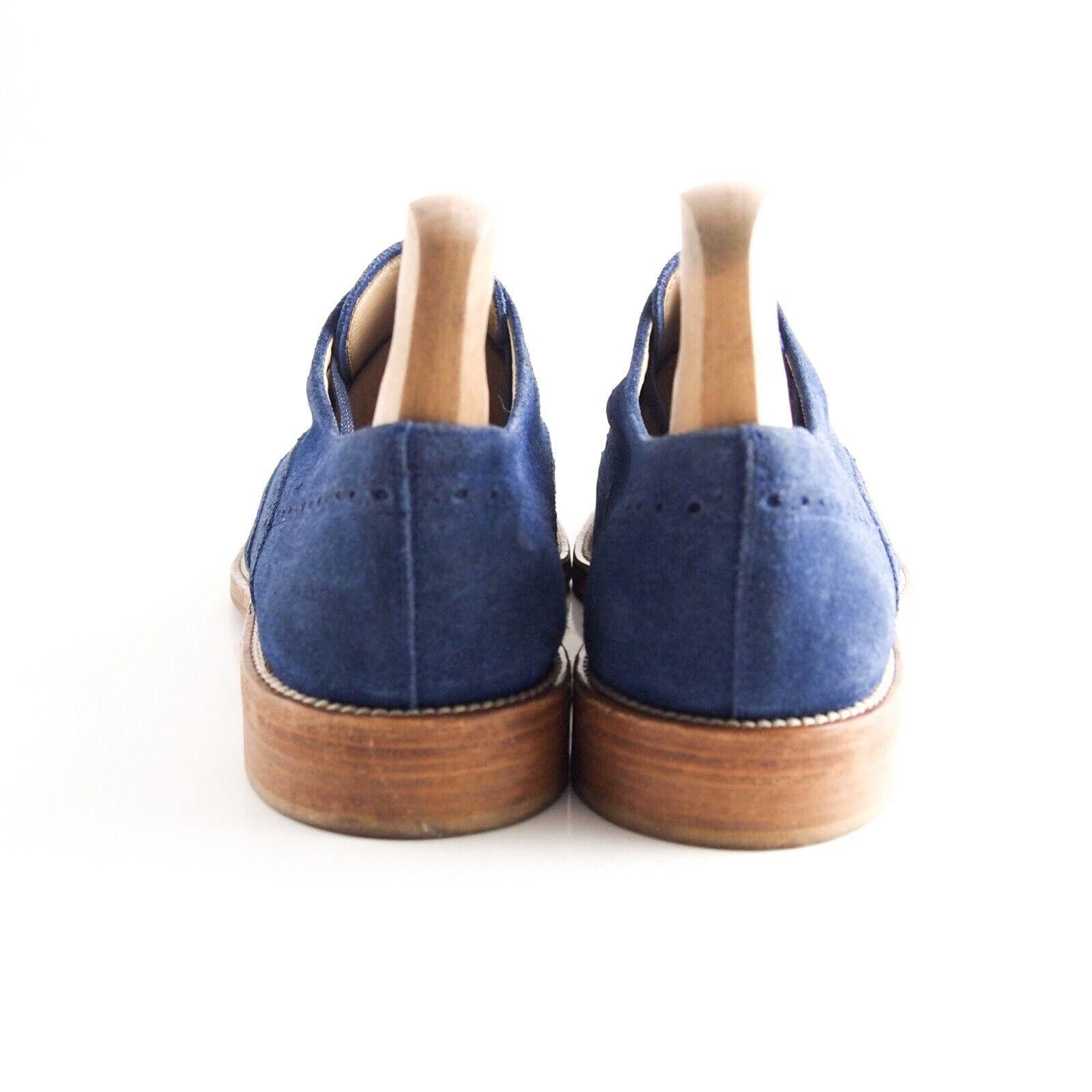 Tod's TOD's Wingtip Brogues Oxford Blue Suede US 10 EU 43 Size US 10 / EU 43 - 5 Thumbnail