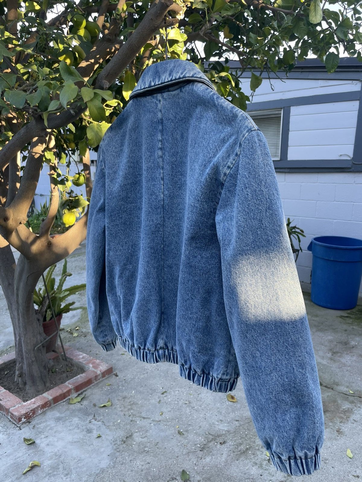 AMI AMI Paris Denim Bomber Jacket XS Blue Size US XS / EU 42 / 0 - 5 Thumbnail