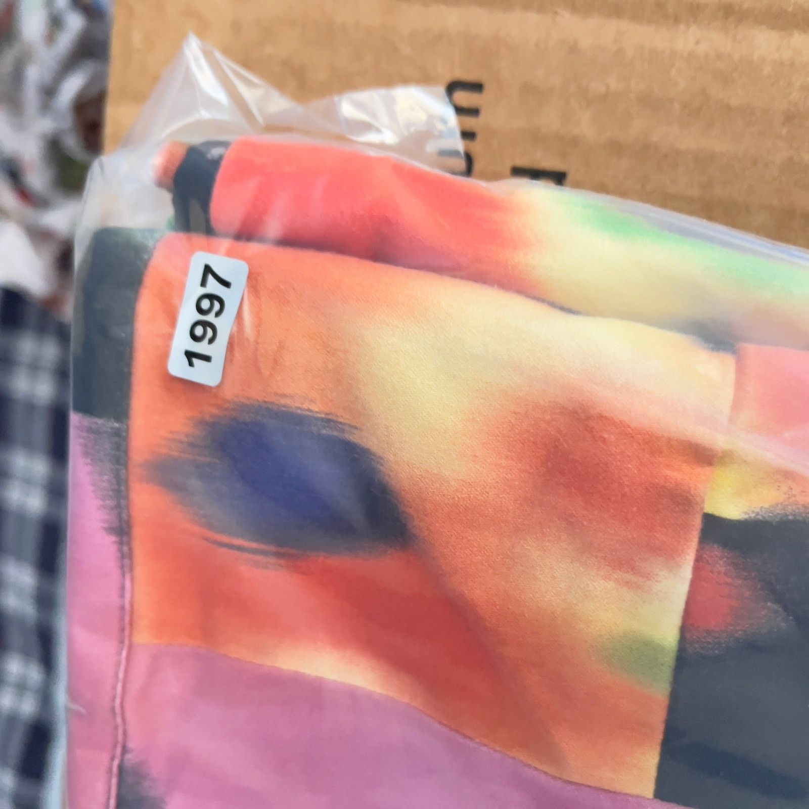Other attention ALine Box Pleat Skirt Woman 14 Watercolor Floral Size 34" / US 12 / IT 48 - 12 Thumbnail