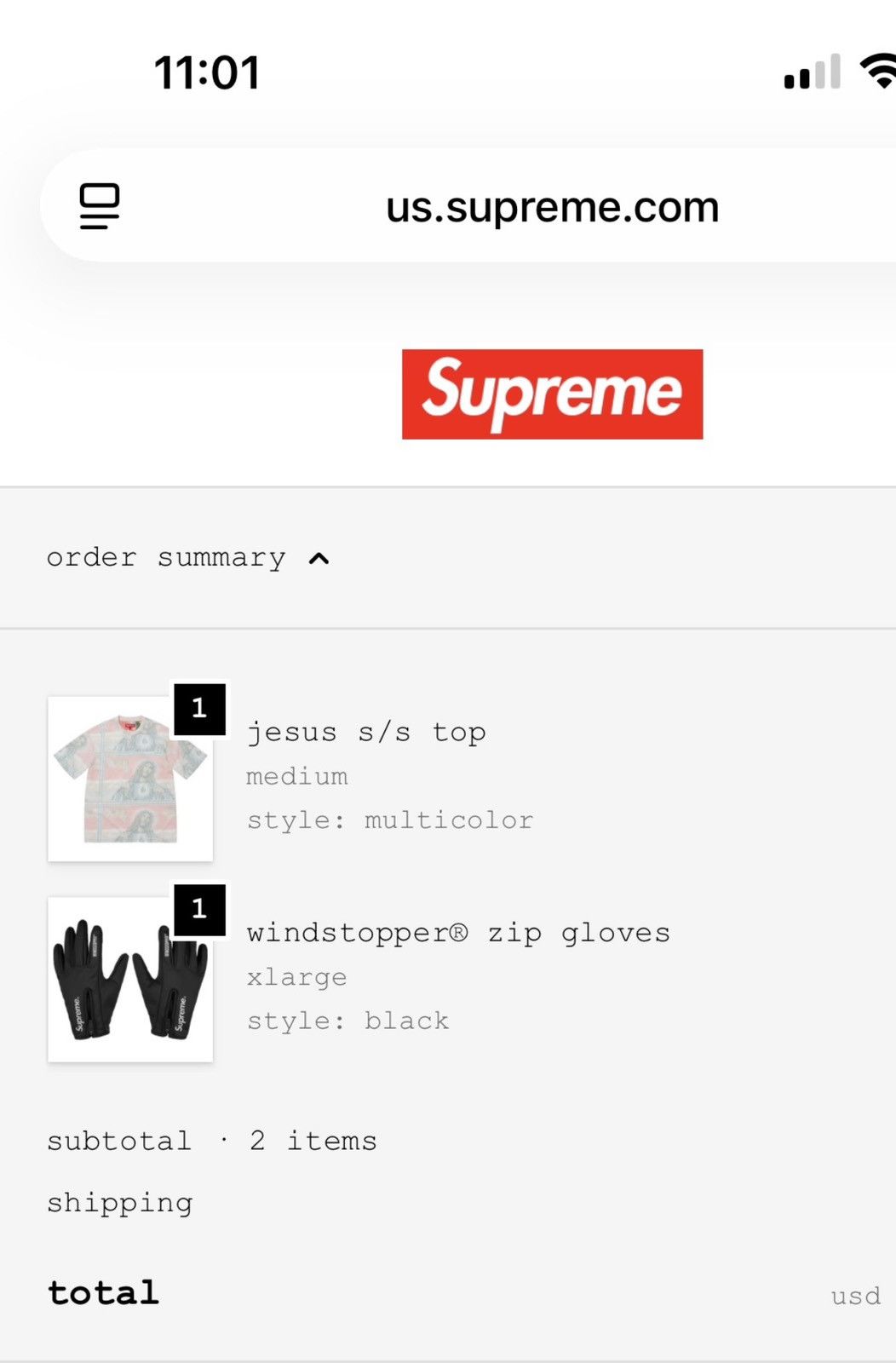 Supreme Supreme Windstopper Zip Gloves Black XLarge Size ONE SIZE - 4 Thumbnail