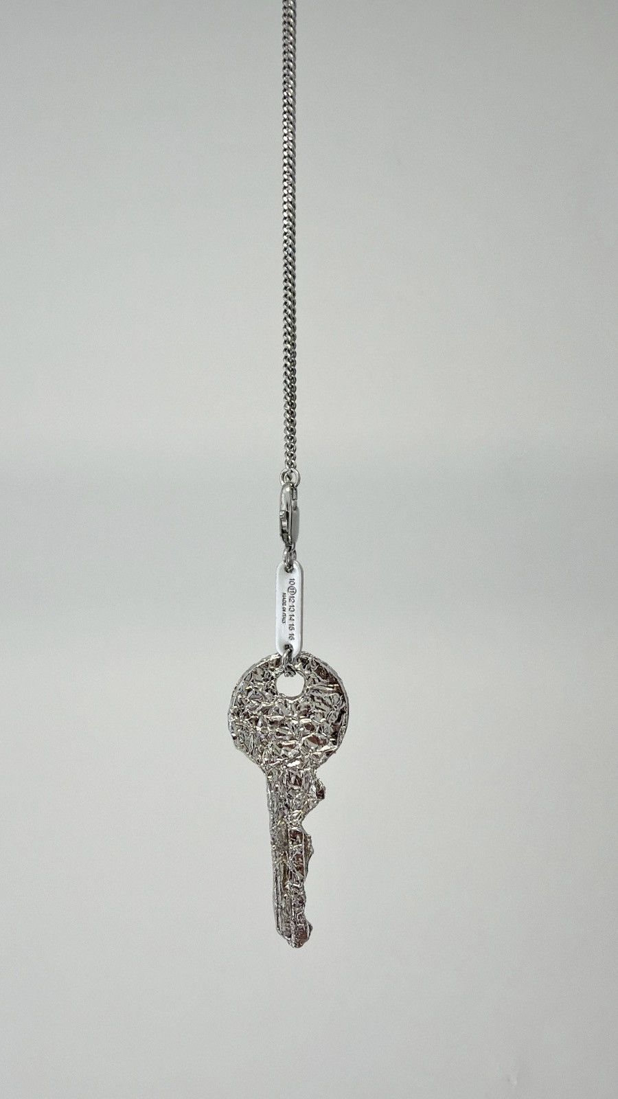 Maison Margiela S/S 10 ‘Silver Foil Key’ Chain Necklace Size ONE SIZE - 5 Thumbnail