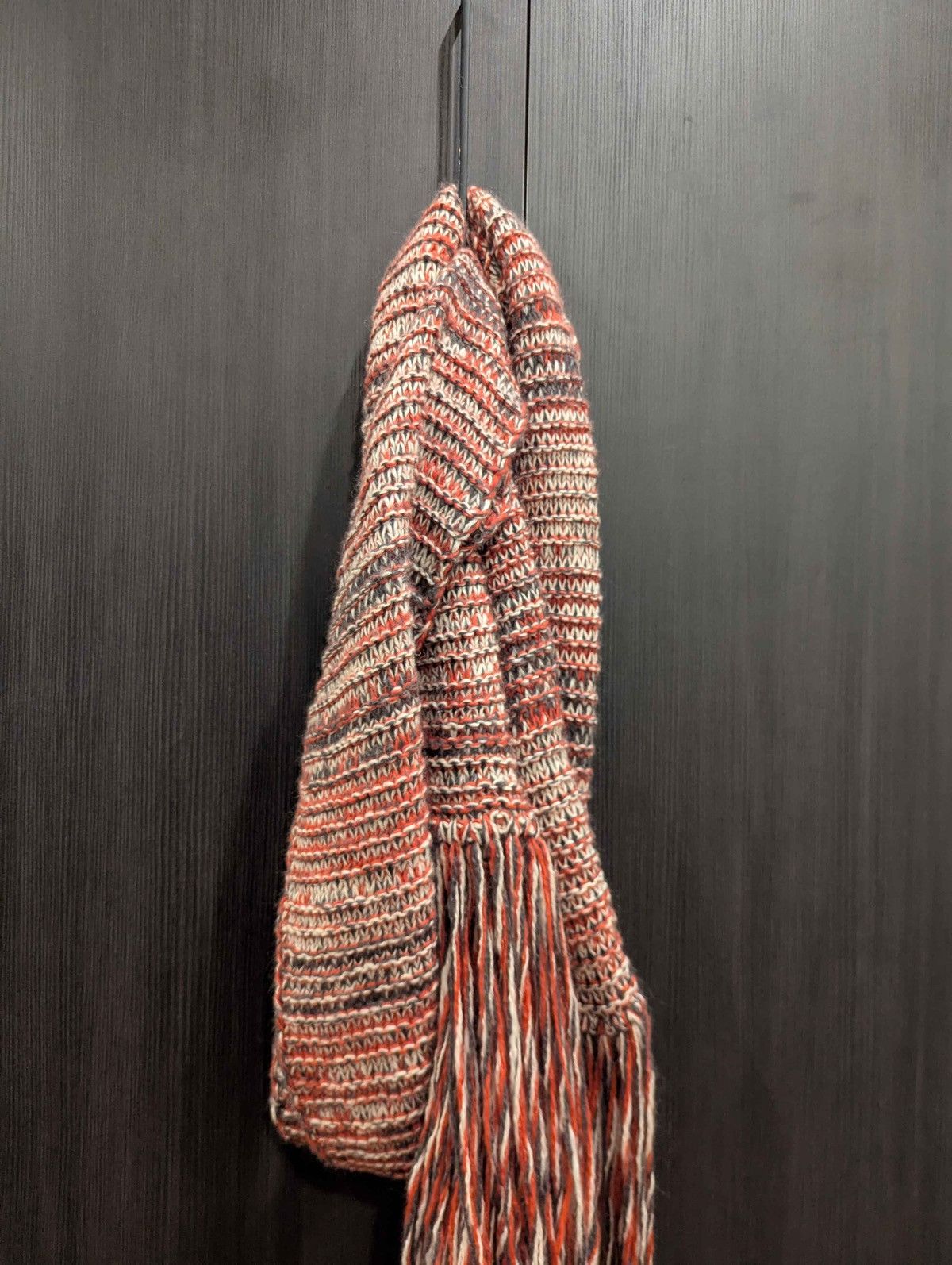 Dior × Hedi Slimane S/S 2005 Runway Fringe Scarf (SS05, Homme