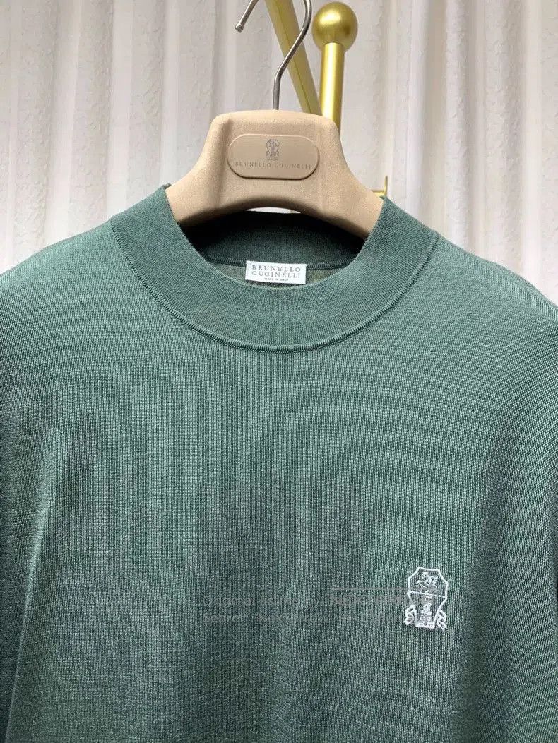 Brunello Cucinelli Brunello Cucinelli Lion Logo Wool Silk Sweater. Size US M / EU 48-50 / 2 - 2 Thumbnail