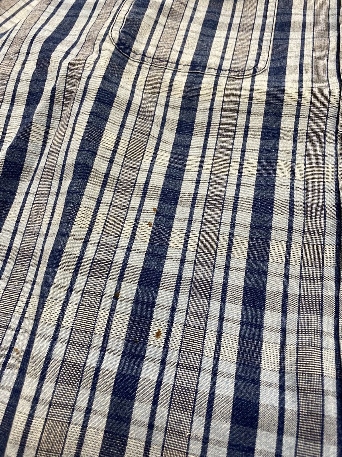 Levi's Vintage Levi's Denim Checkered Oversized Shirt Long Sleeve Size US L / EU 52-54 / 3 - 5 Thumbnail