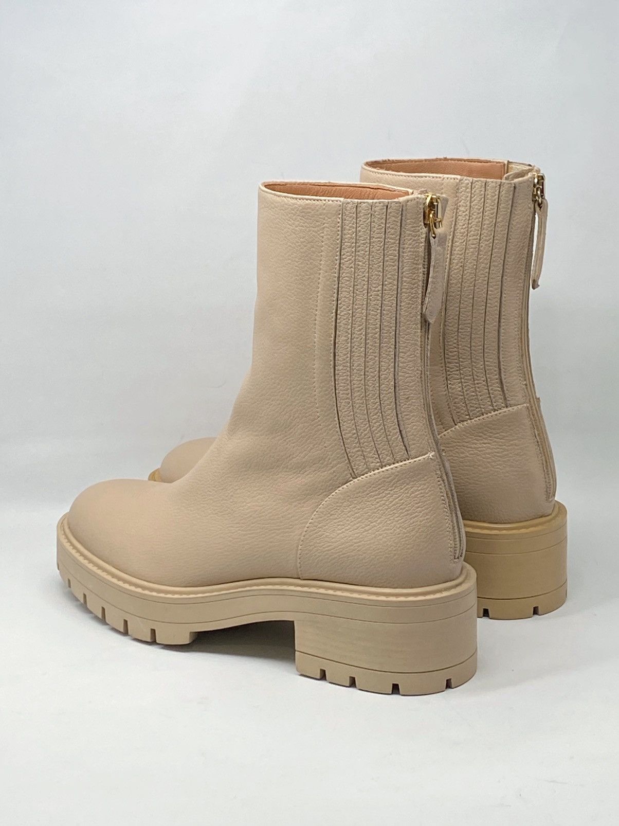 Aquazzura Aquazzura Saint Honore Leather Combat Booties size 36 Size US 6 / IT 36 - 9 Thumbnail