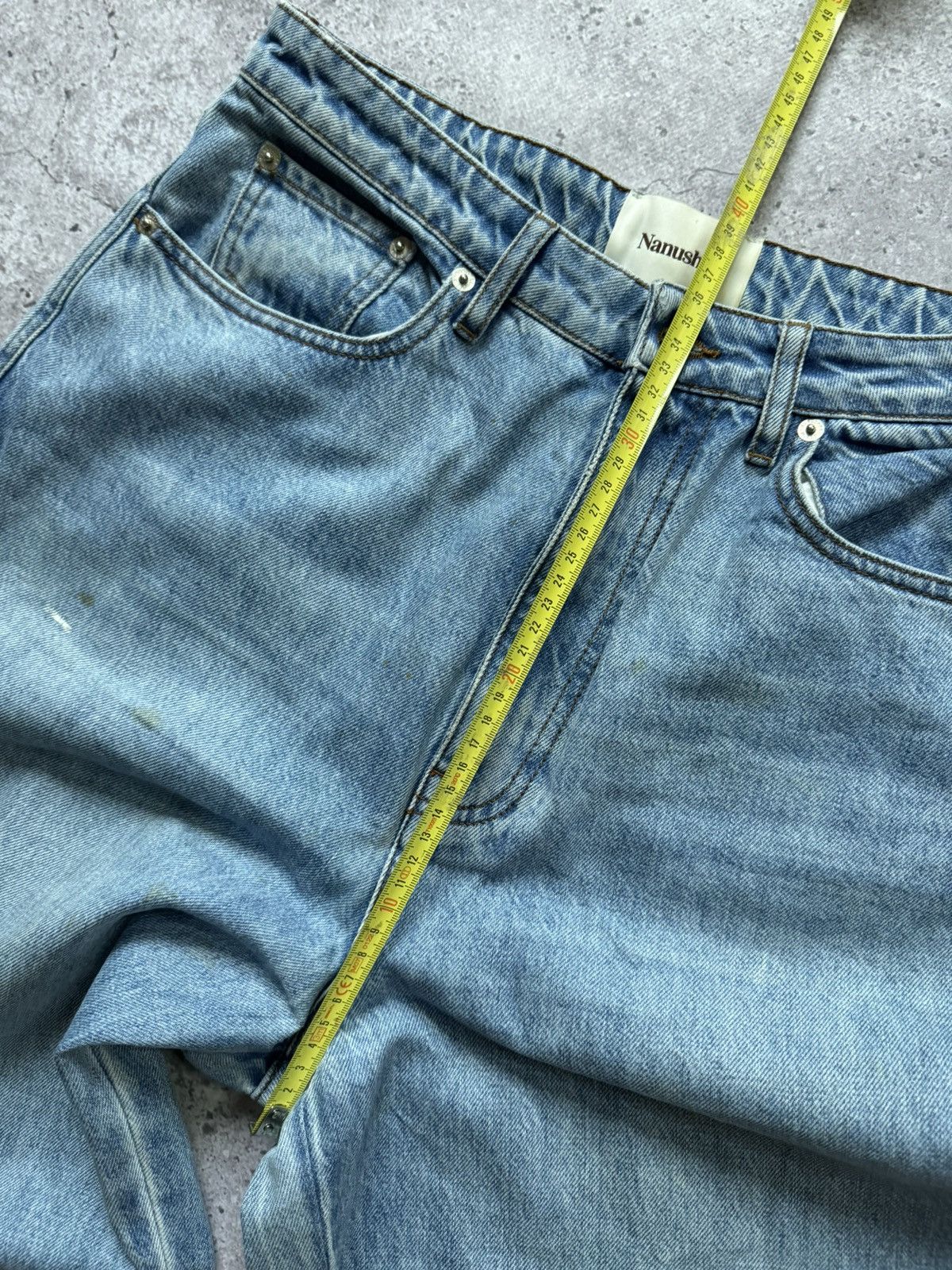 Nanushka Nanushka blue loose baggy jeans Size US 31 - 9 Thumbnail