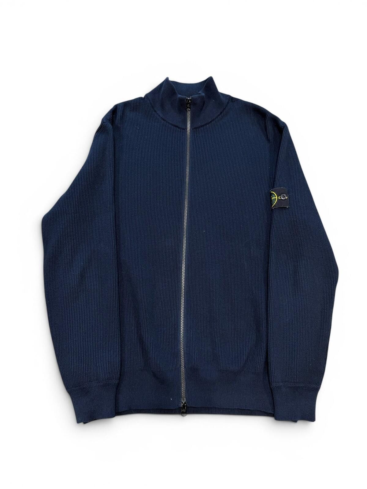 Other Stone Island Ribbed Stand Collar Cardigan Size XXL Size US XXL / EU 58 / 5 - 1 Thumbnail