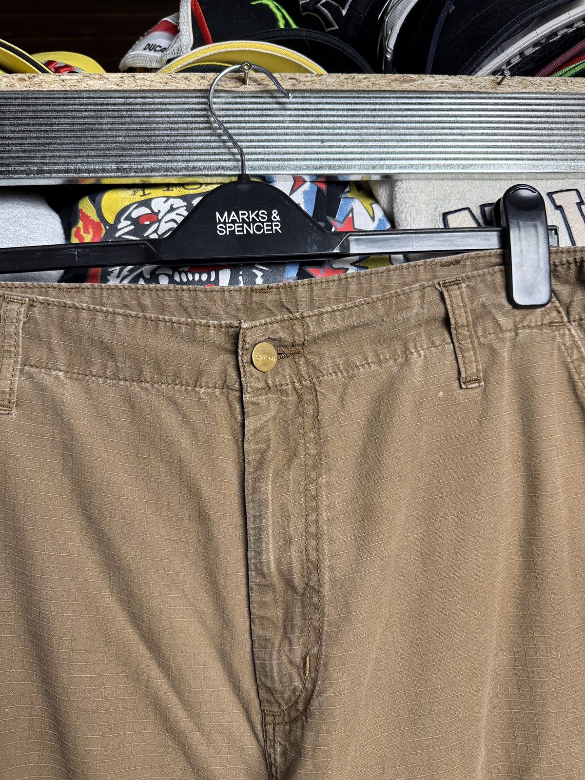 Carhartt × Vintage Vintage Brown Carhartt Cargo Pants Size US 34 / EU 50 - 9 Thumbnail