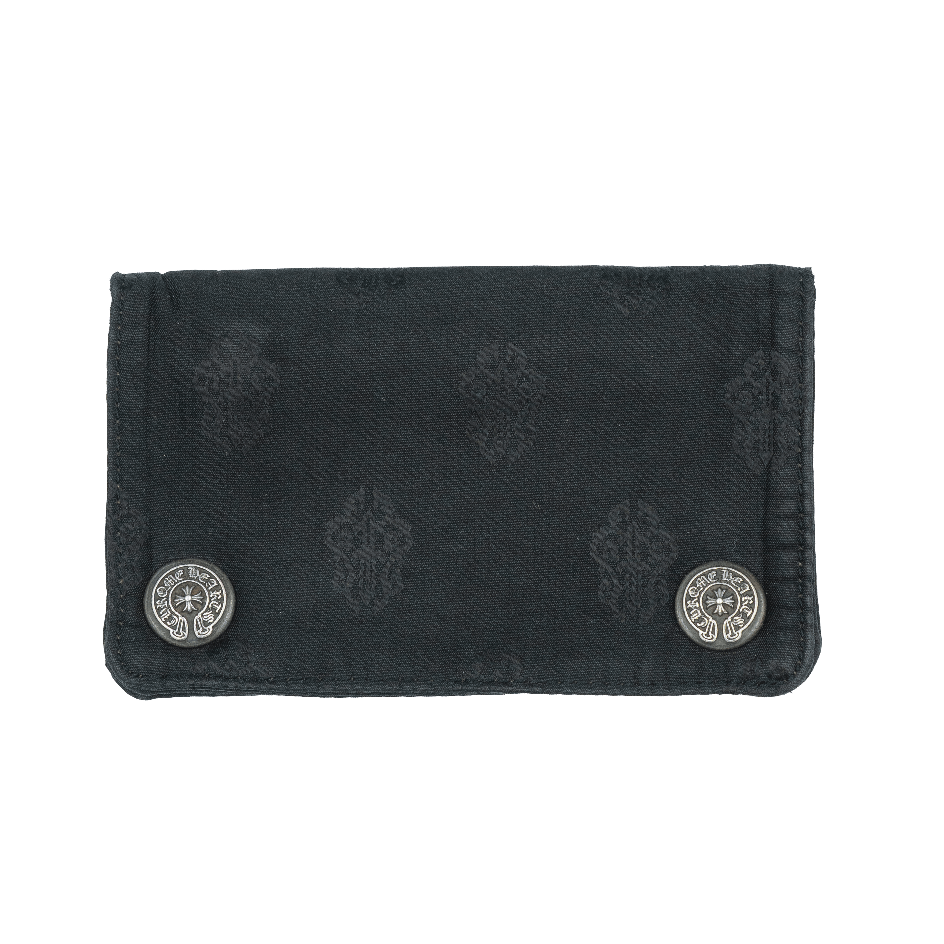 Chrome Hearts 1 Zip Nylon Wallet Black Size ONE SIZE - 1 Thumbnail