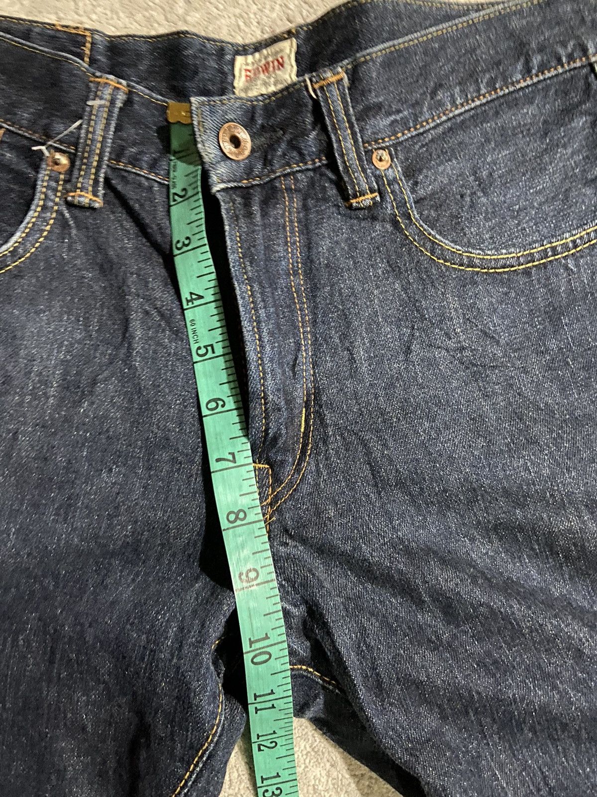 Beauty Beast 🔥 Vintage Edwin jeans Edwin 505 ZX selvedge Size US 31 - 13 Thumbnail