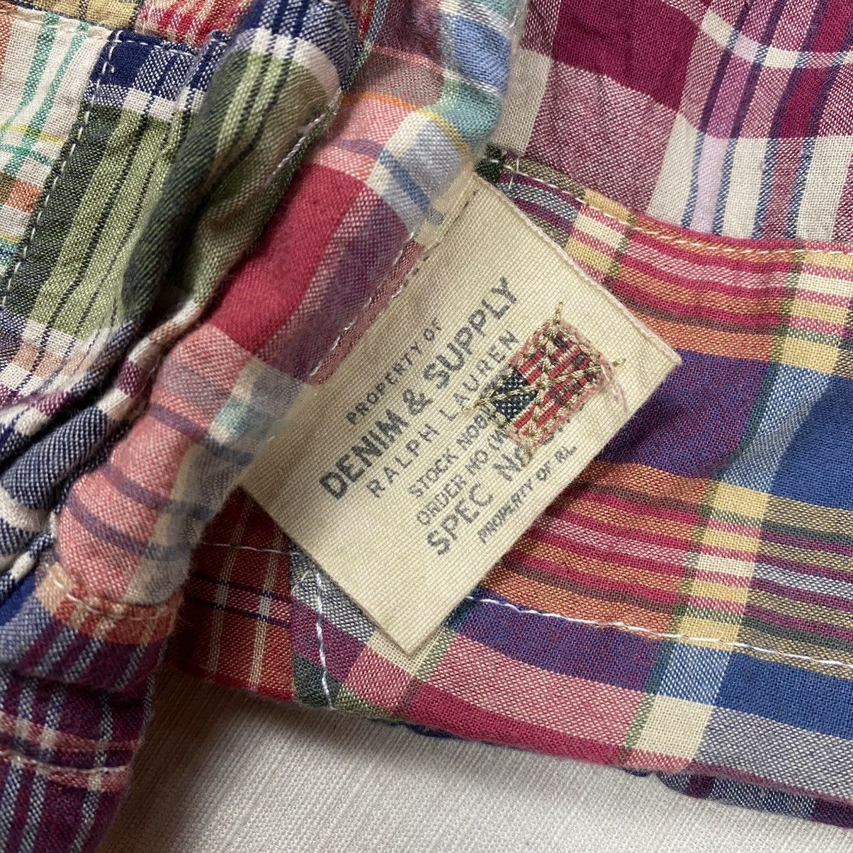 Denim & Supply Ralph Lauren Denim & Supply Ralph Lauren Tartan Patchwork Pullover Jacket Size US S / EU 44-46 / 1 - 9 Thumbnail