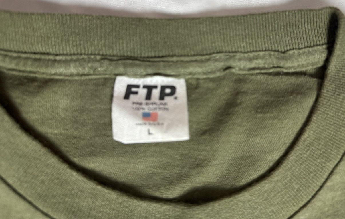 Fuck The Population FTP Military Green T-Shirt Size US L / EU 52-54 / 3 - 2 Thumbnail