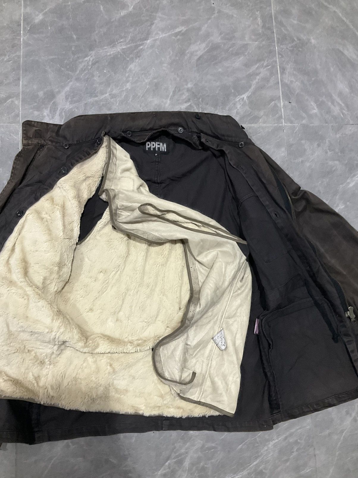 Japanese Brand × PPFM PPFM Jacket Coat 2 in 1 with extra fabric polister & hoodie Size US M / EU 48-50 / 2 - 4 Thumbnail
