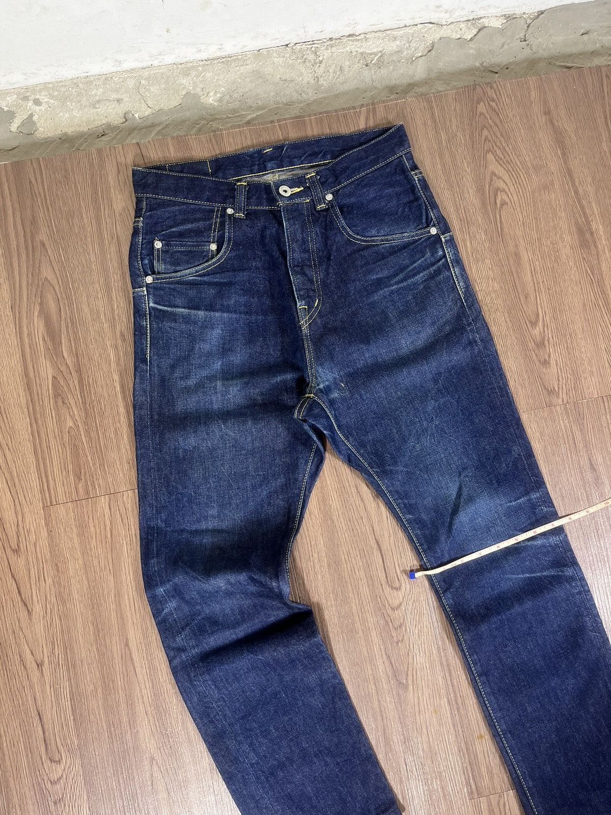 Comme des Garcons AD2010 Comme des Garçons Homme Indigo Denim Size US 29 - 19 Thumbnail
