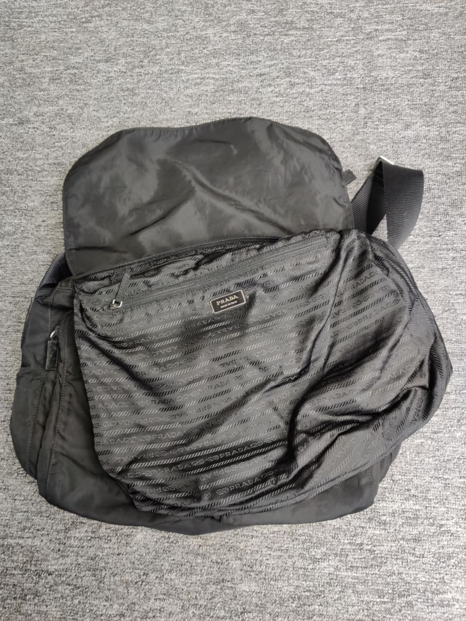Prada Prada Bag Nylon Black Size ONE SIZE - 15 Thumbnail