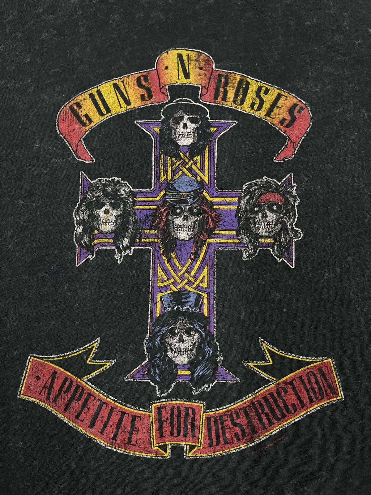 Band Tees × Guns N' Roses Guns N Roses x Next Rock n Roll Long Sleeve Garment Dyed Size US XL / EU 56 / 4 - 4 Thumbnail